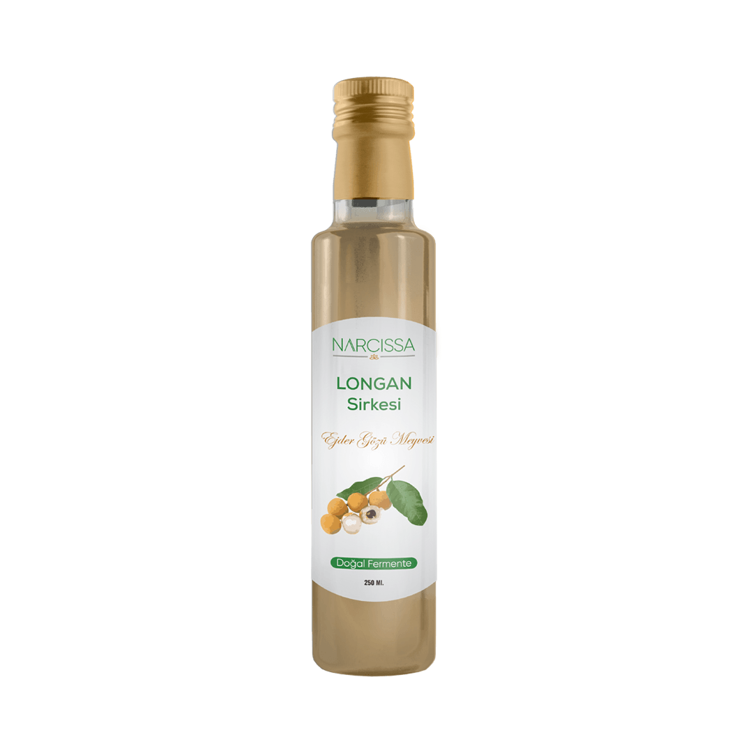Narcissa Ödem Atmaya Yardımcı Doğal Longan Meyvesi Detox Sirkesi 250 ml