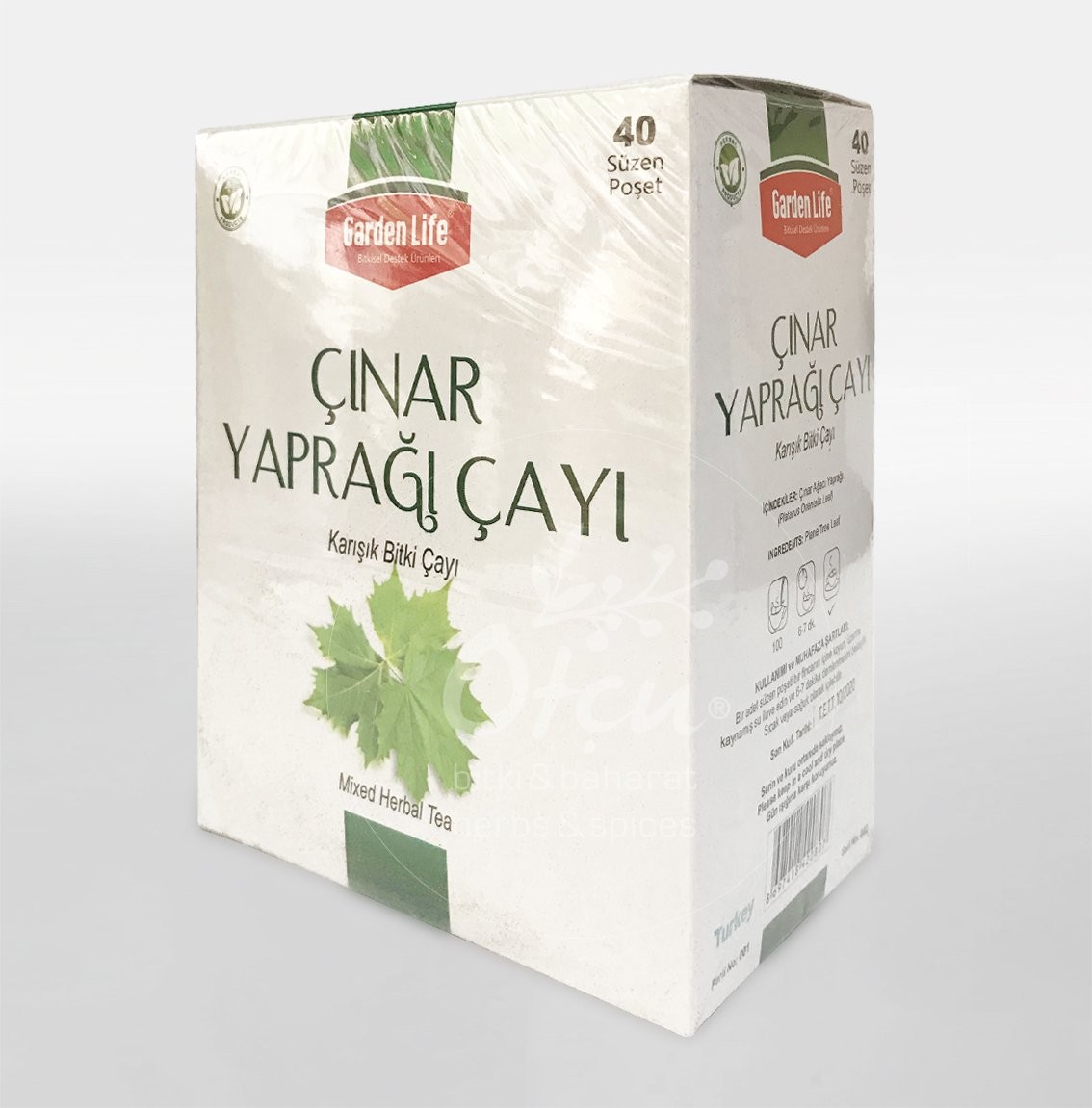 Garden life Çınar Yaprağı Çayı 40 Poşet