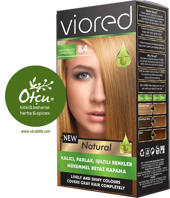 Viored Deluxe Saç Boyası 8.4 Kahve Köpüğü Lila Cosmetics