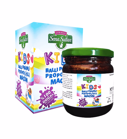 Sena Sultan Glikozsuz Ballı Polenli Propolisli Kids Macun 235 gr