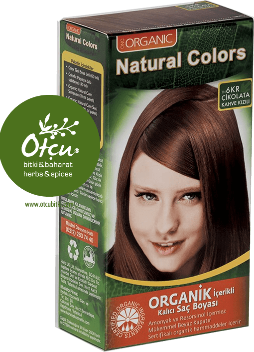 Natural Colors 6KR Çikolata Kahve Kızılı Organik Saç Boyası