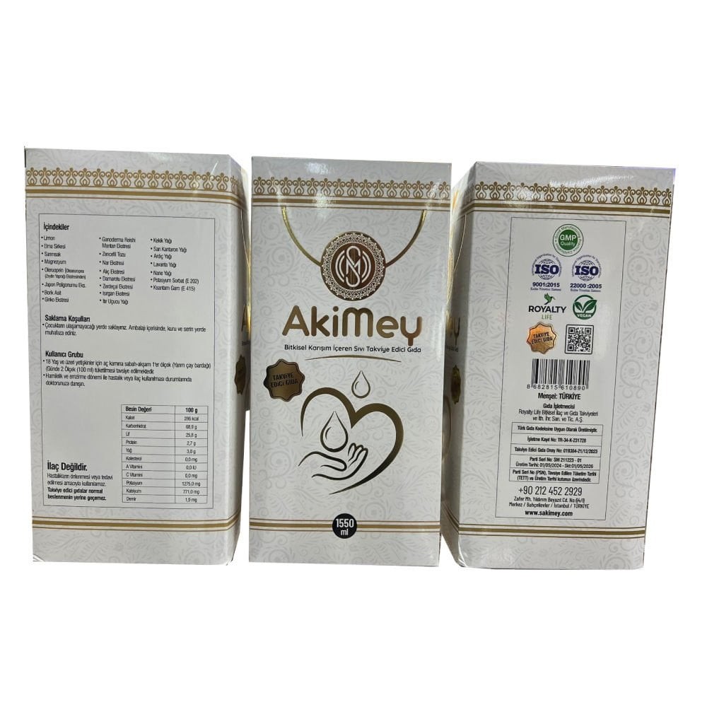 Akimey Bitkisel Karışım İçeren Takviye Edici Gıda 1550 ml