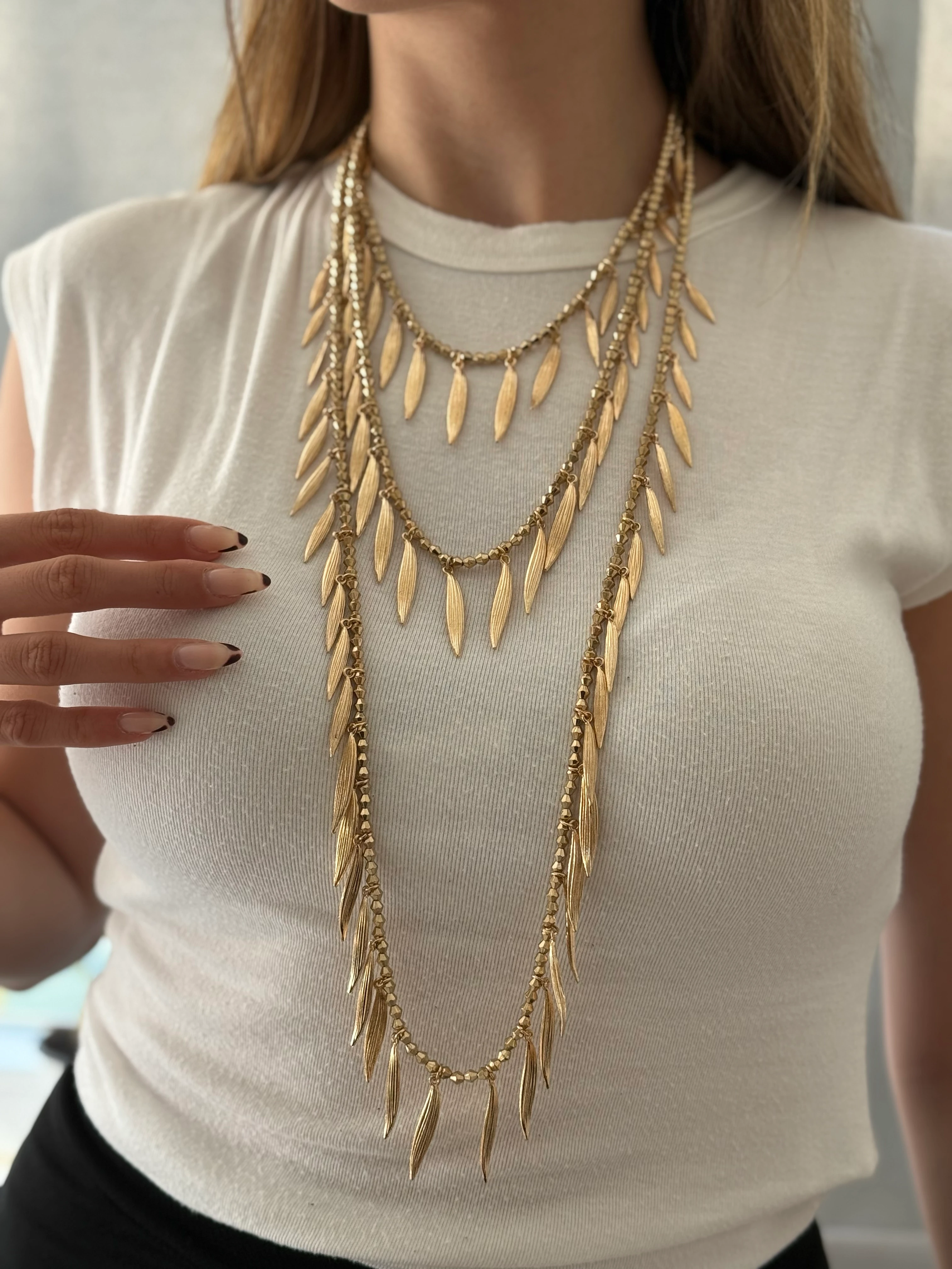 Muse Z-Series Dokulu Parça Boncuklu Kolye