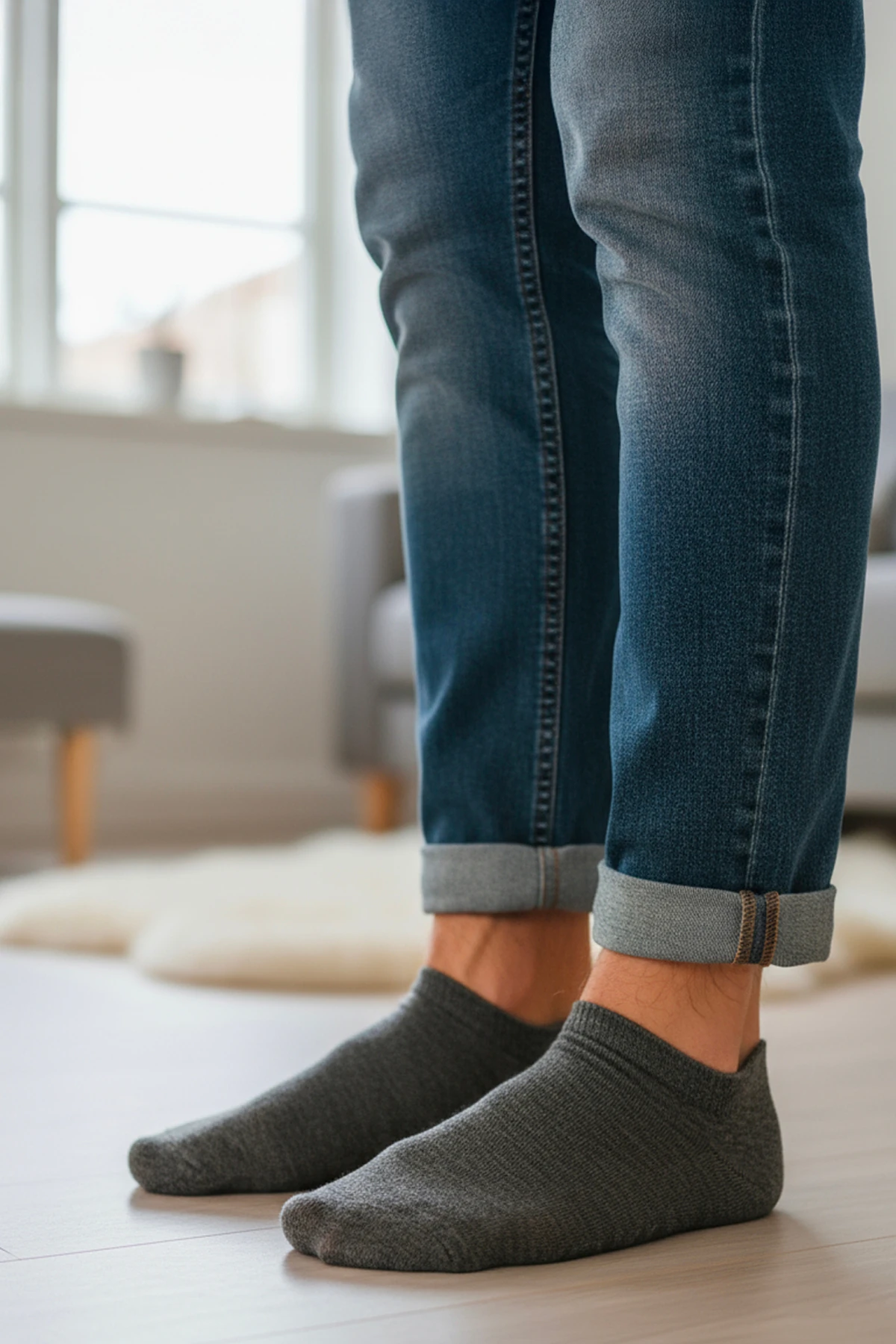 Bambu Erkek Çorap 786 Koyu Gri