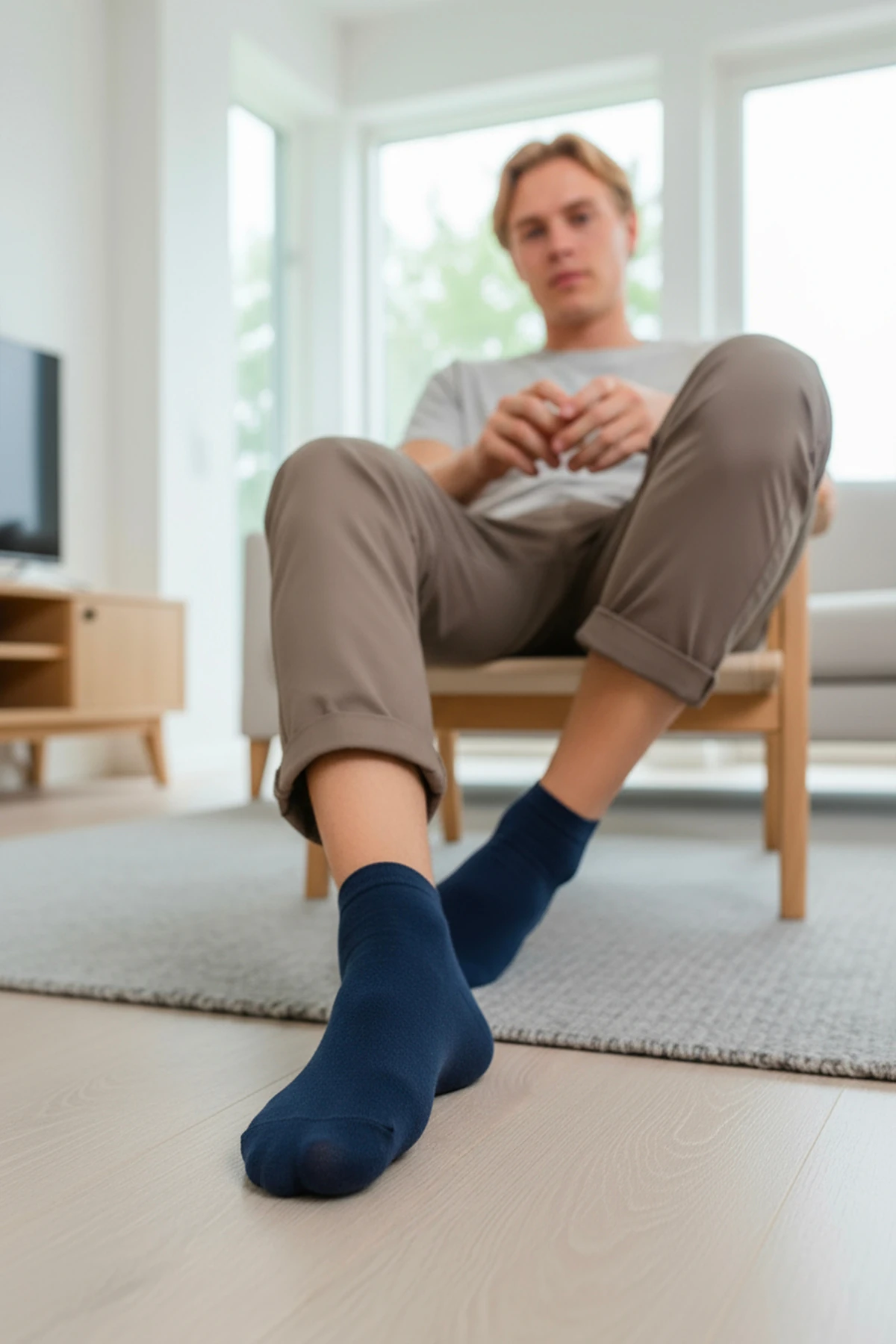 Bambu Erkek Çorap 786 Lacivert