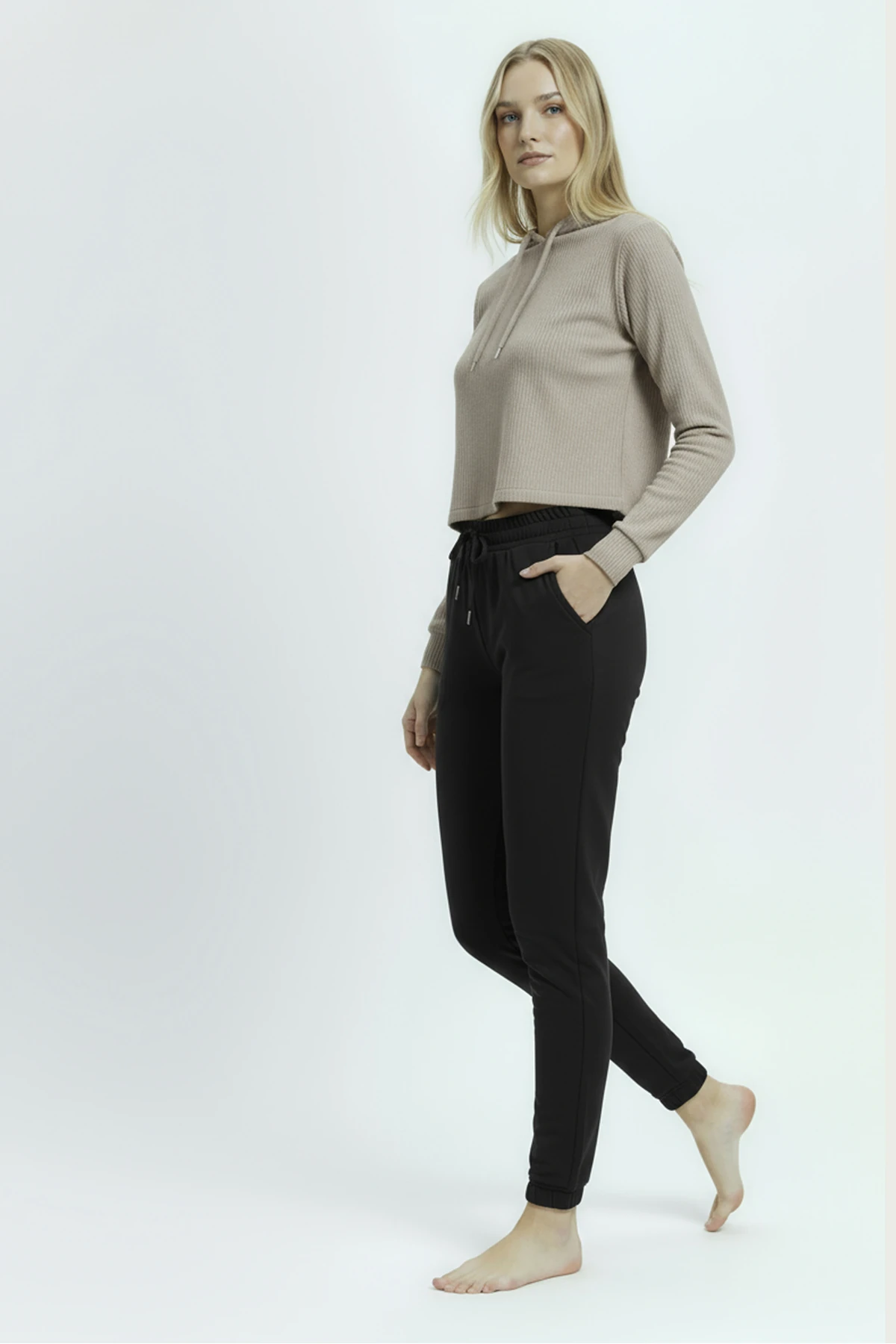 Jogger Paça Eşofman Altı Siyah 3013