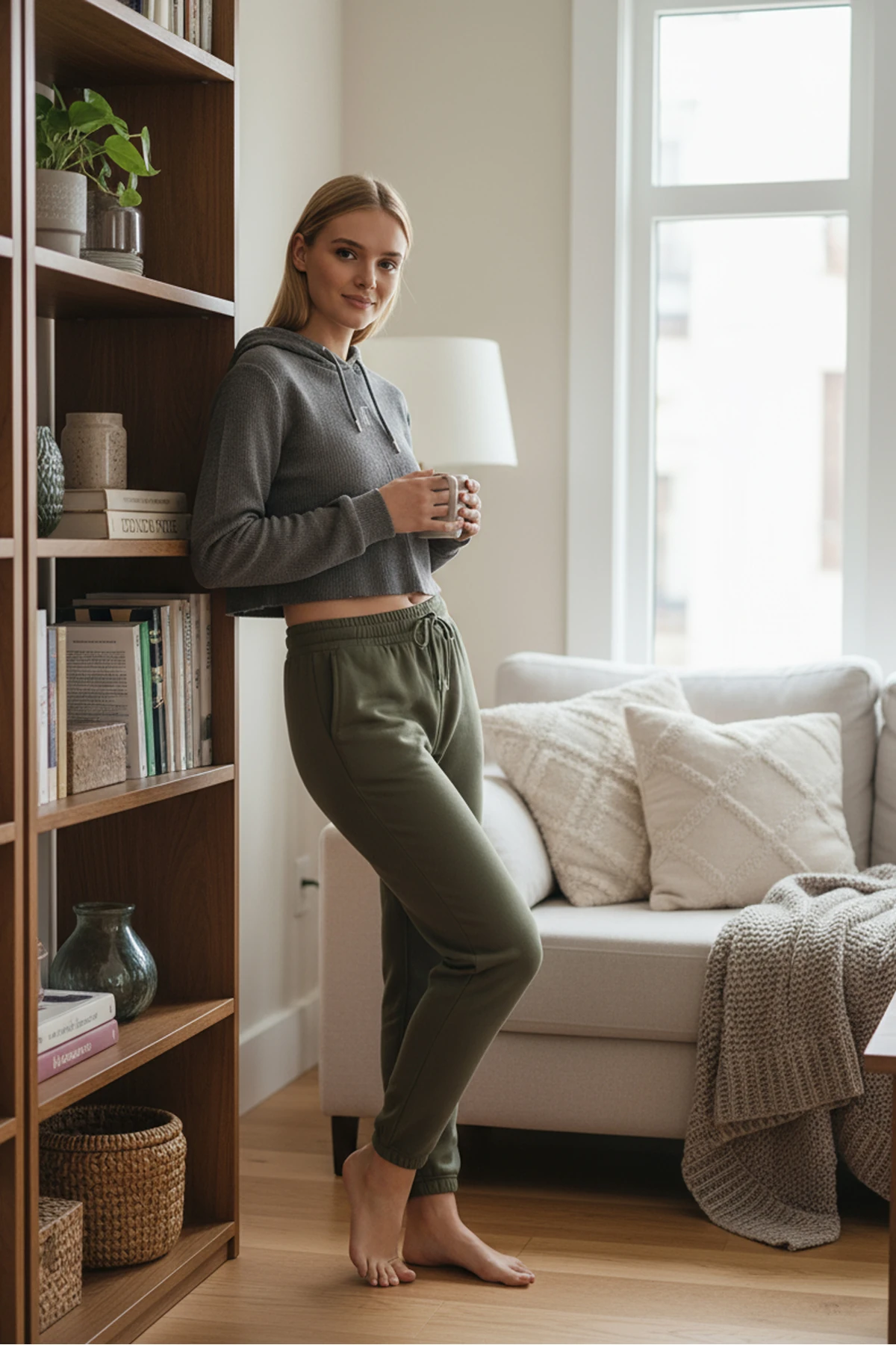 Jogger Paça Eşofman Altı Yeşil 3013