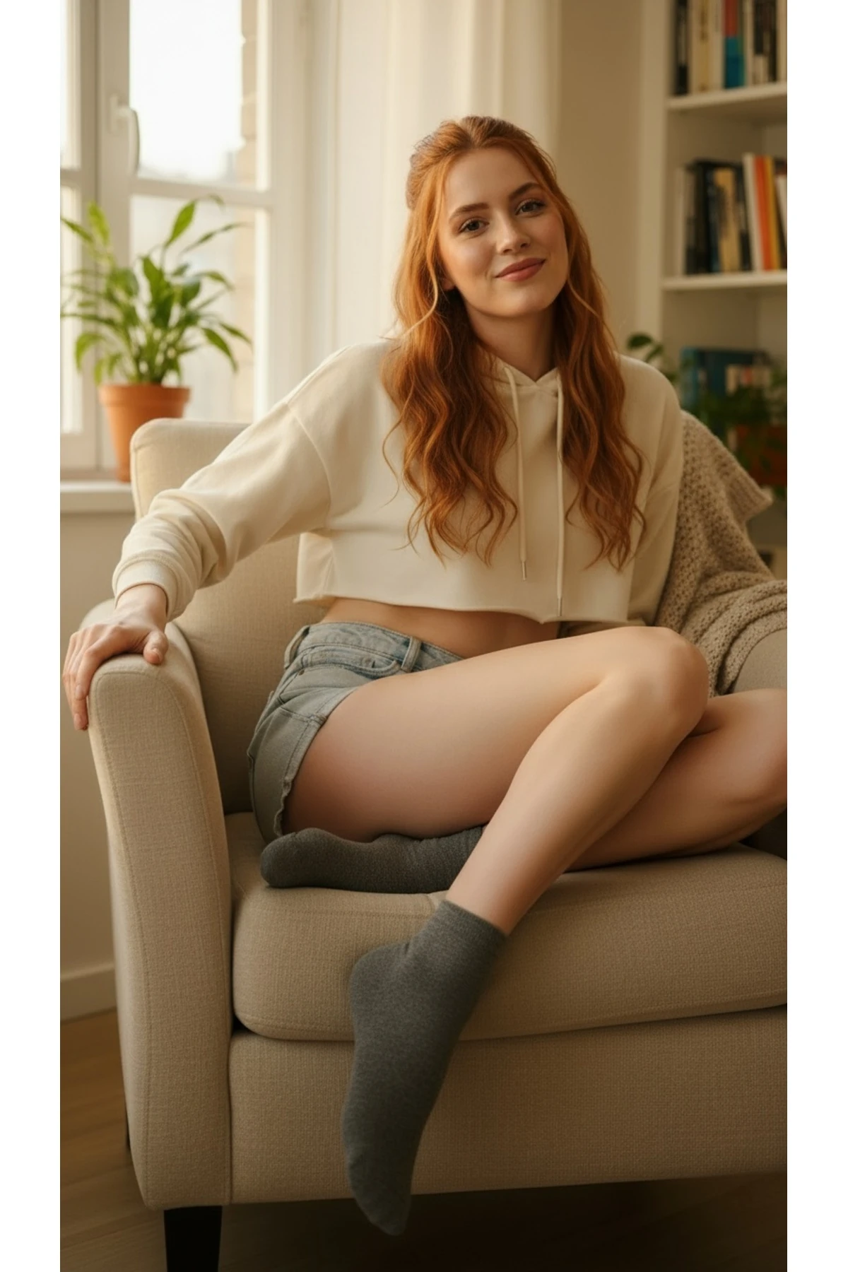 Kadın Bambu Patik Çorap 785 Füme 6'lı Paket