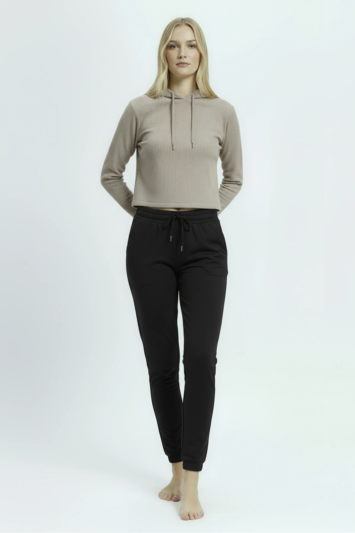 Jogger Paça Eşofman Altı Siyah 3013