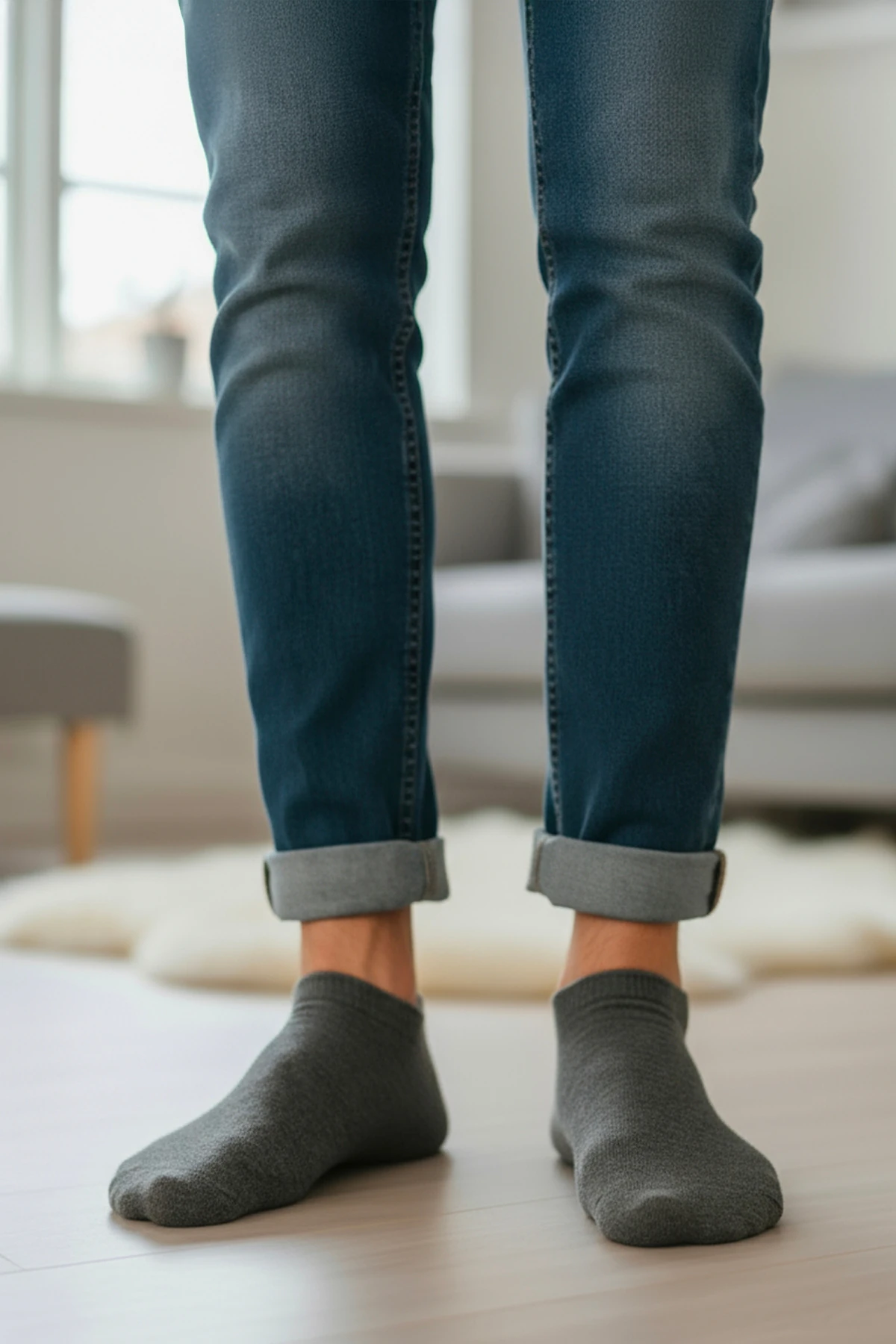 Bambu Erkek Çorap 786 Koyu Gri