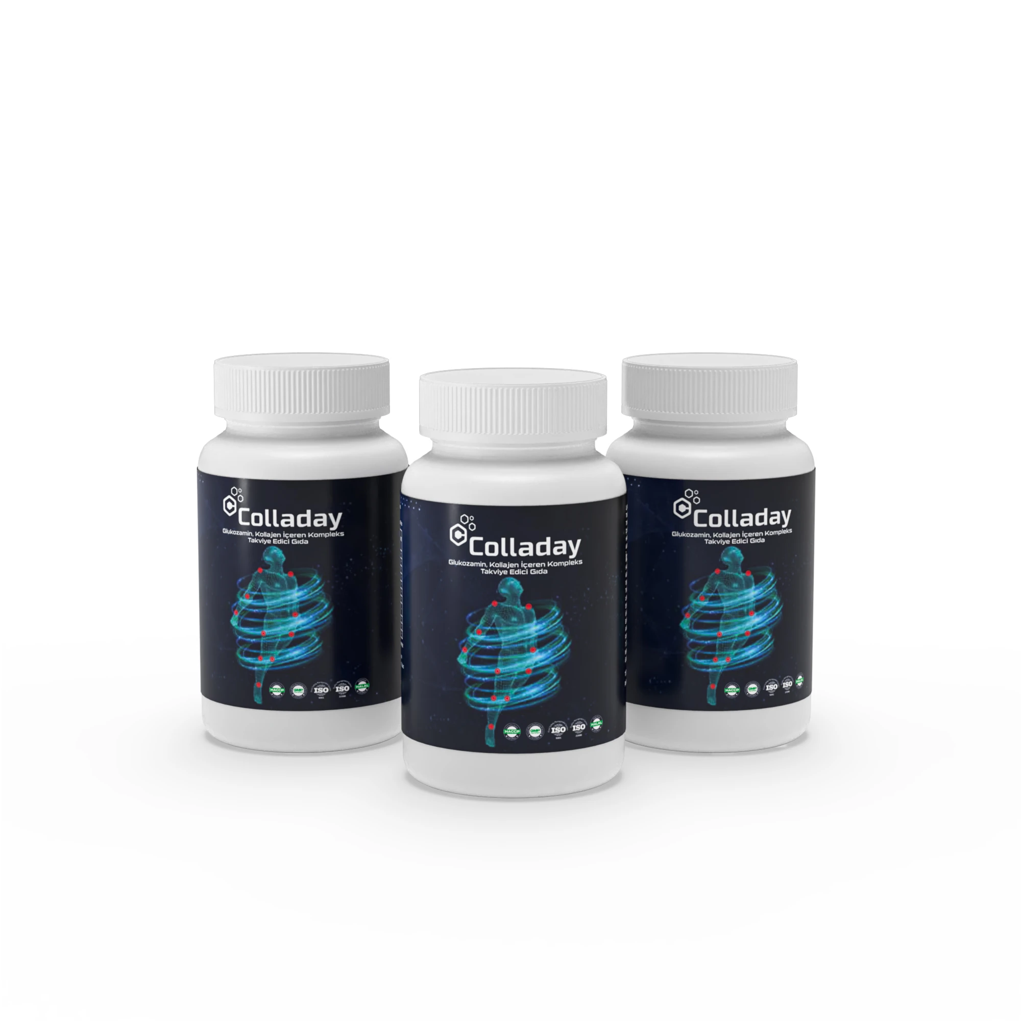 Colladay – Kolajen & Glukozamin Destek Takviyesi (90 Tablet) - 3'lü Avantaj Paketi