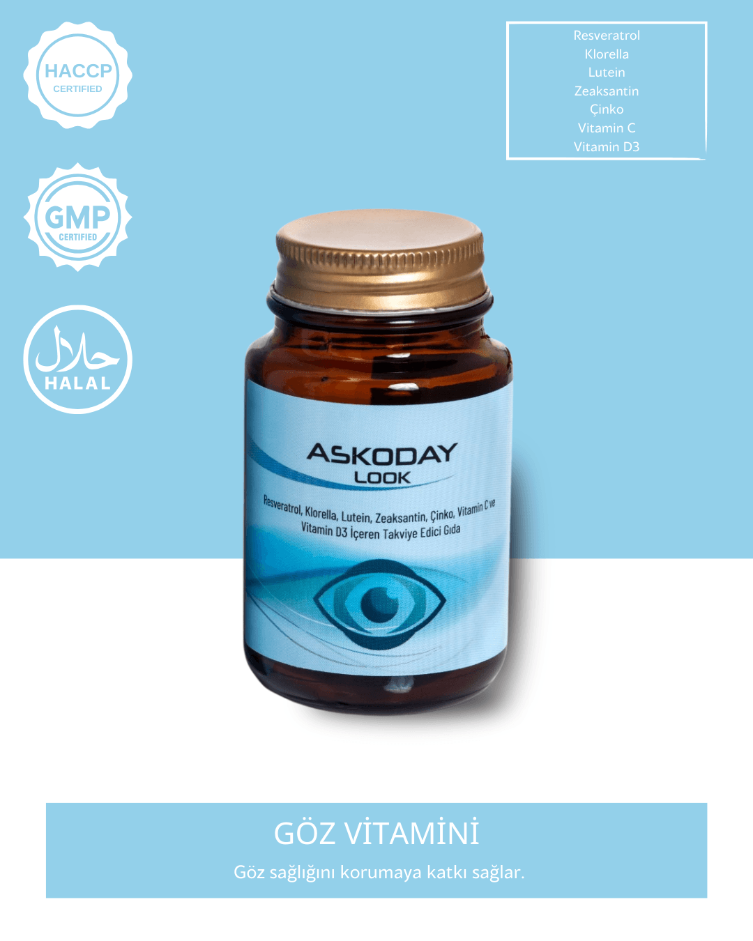 ASKODAY LOOK & CASTLE LOOK / GÖZ SAĞLIĞI VE HİJYEN SETİ