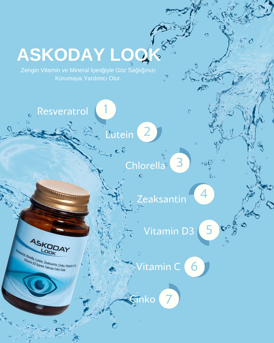 ASKODAY LOOK & CASTLE LOOK / GÖZ SAĞLIĞI VE HİJYEN SETİ
