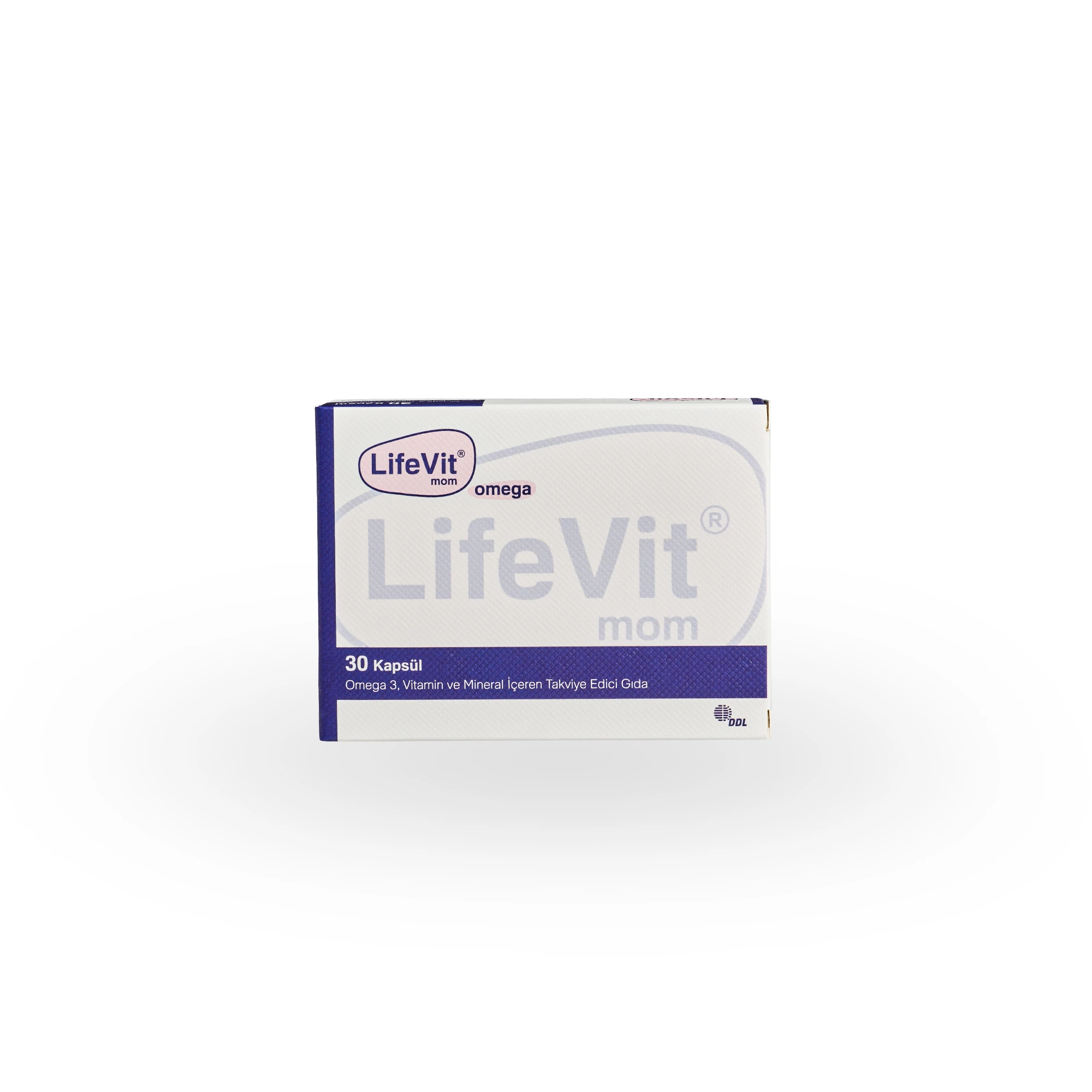 Lifevit Mom Omega – Hamile ve Emziren Anneler İçin Omega-3 ve Multivitamin Takviyesi (30 Kapsül)