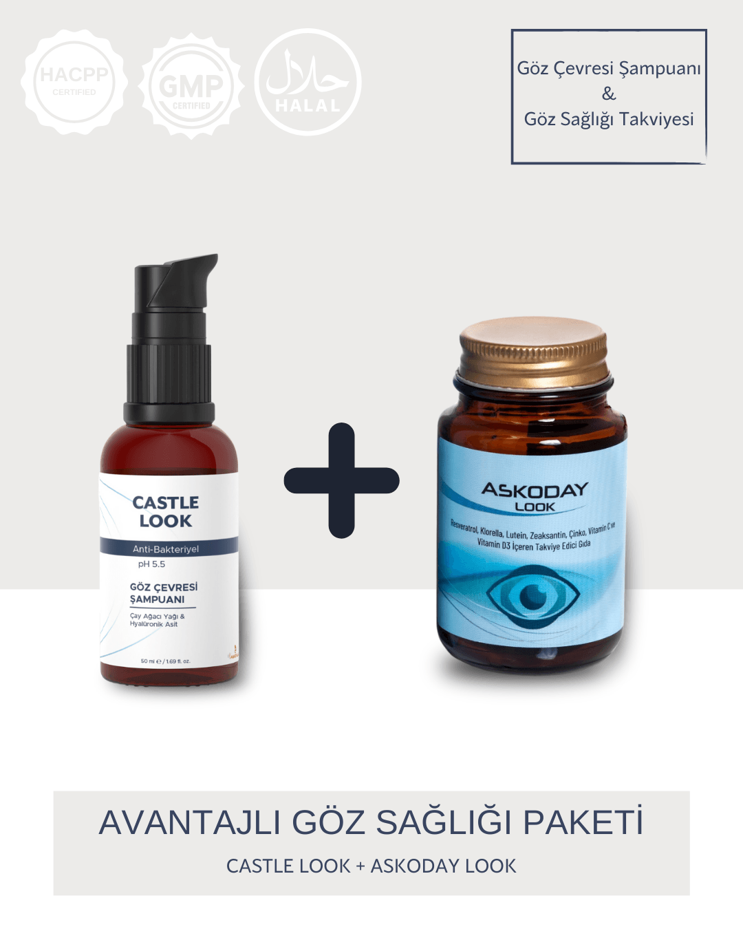 ASKODAY LOOK & CASTLE LOOK / GÖZ SAĞLIĞI VE HİJYEN SETİ