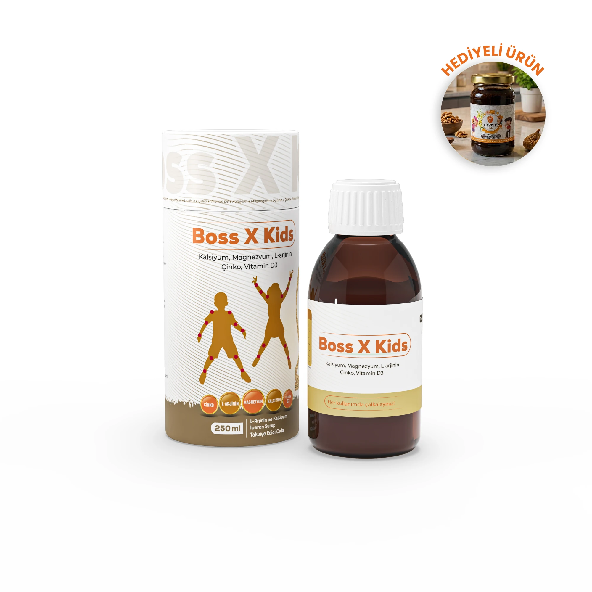 ASKO Boss X Kids – Çocuklar için Zengin İçerikli Multivitamin Takviyesi