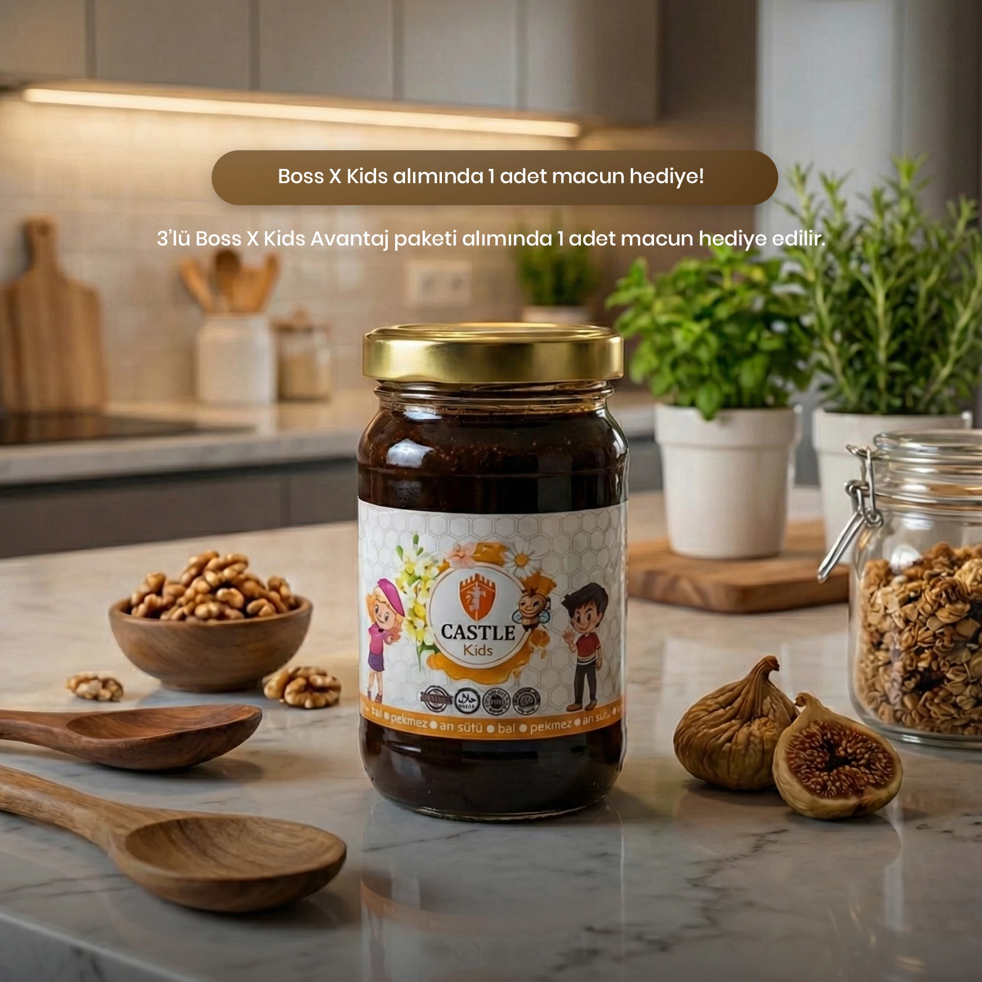 ASKO Boss X Kids – Çocuklar için Zengin İçerikli Multivitamin Takviyesi - 3'lü Avantaj Paketi