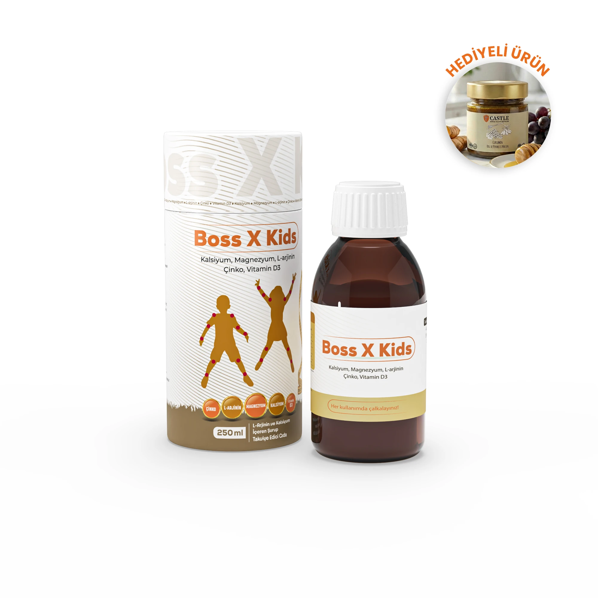 ASKO Boss X Kids – Çocuklar için Zengin İçerikli Multivitamin Takviyesi