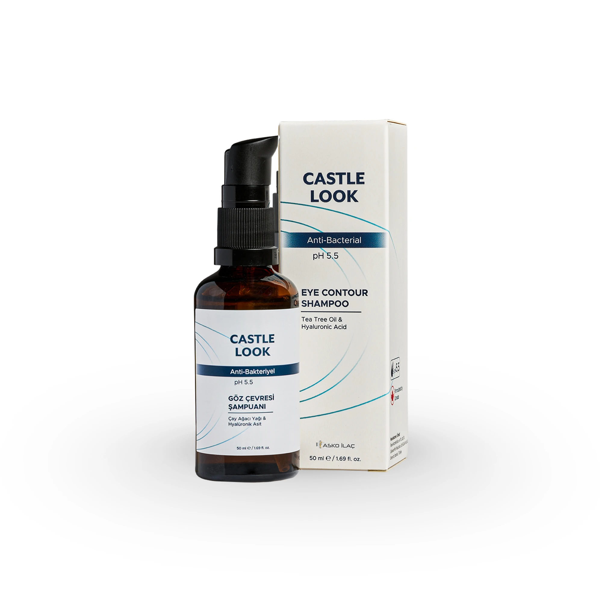 Castle Look - Makyaj Temizleme ve Göz Çevresi Şampuanı 50 ml