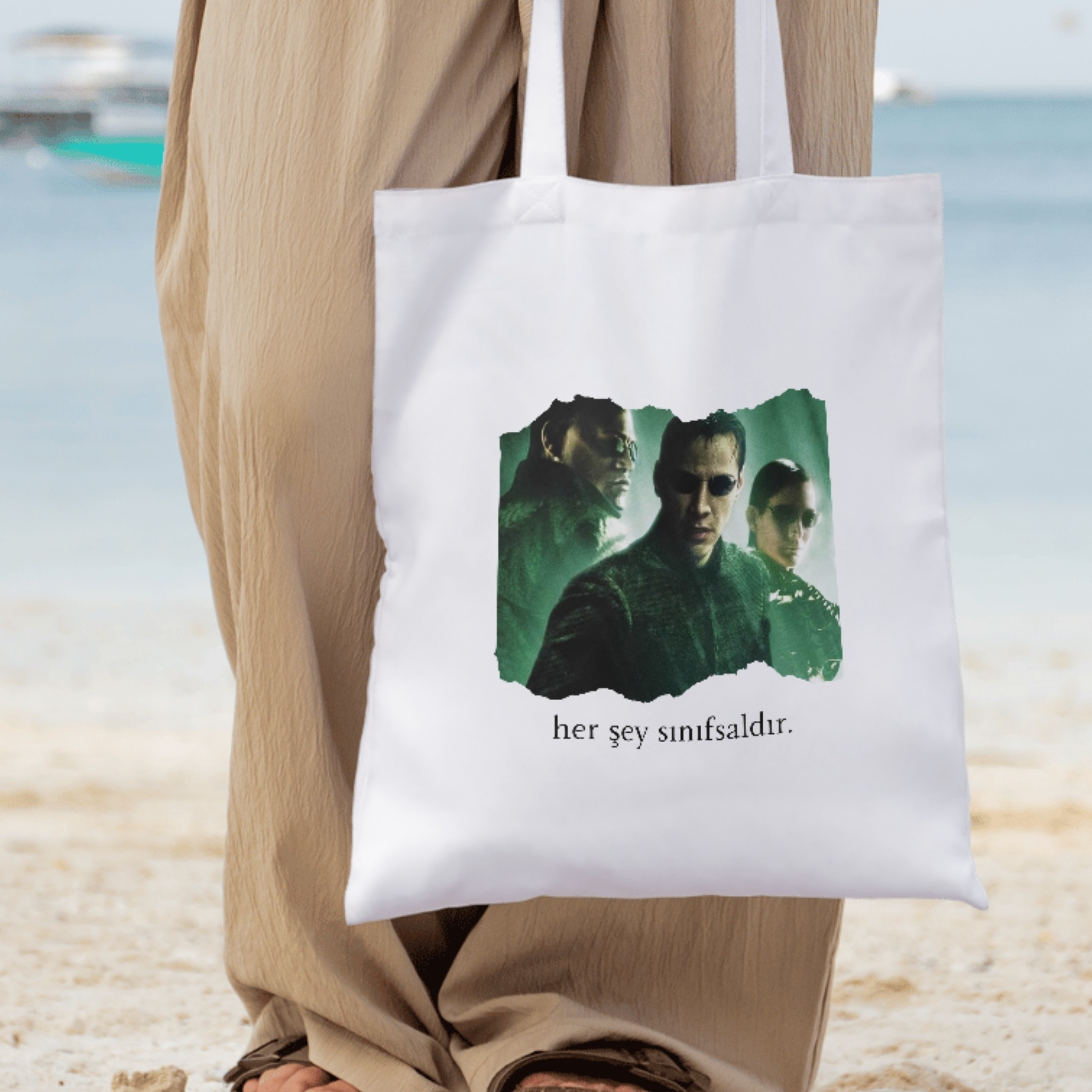 Matrix - Tote Bag - "her şey sınıfsaldır."