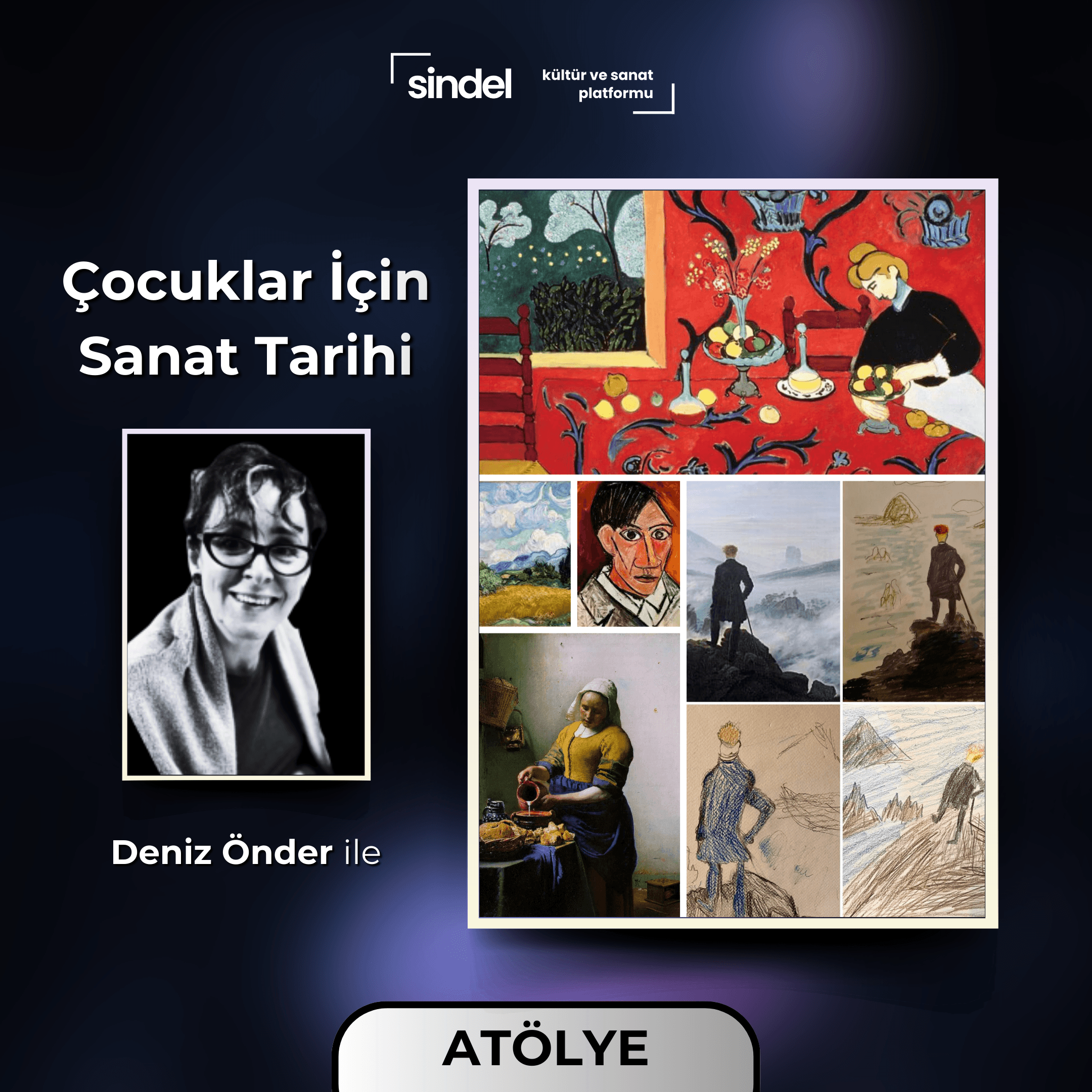 Deniz Önder ile Çocuklar İçin Sanat Tarihi (4 Bölüm)