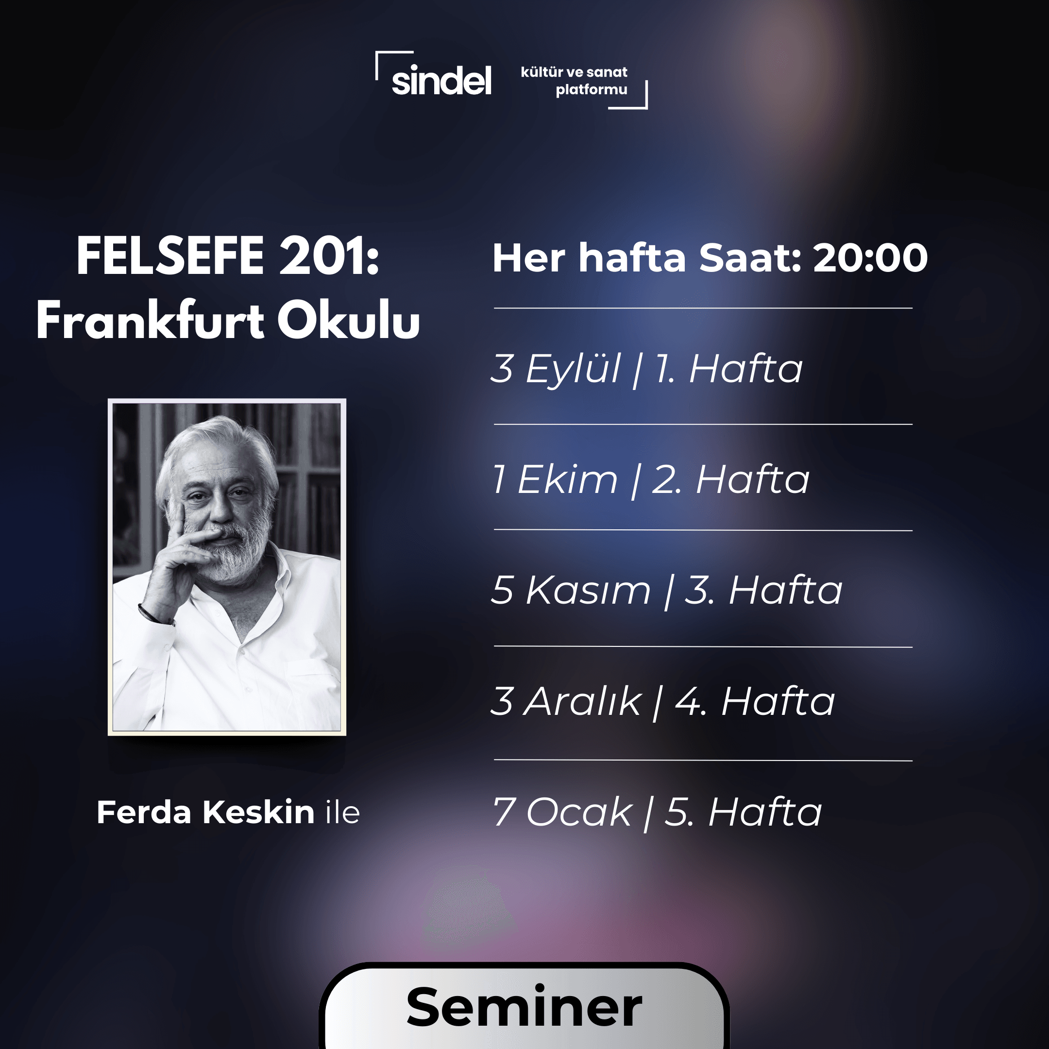 Ferda Keskin ile Felsefe 201 - Frankfurt Okulu (5 Bölüm)