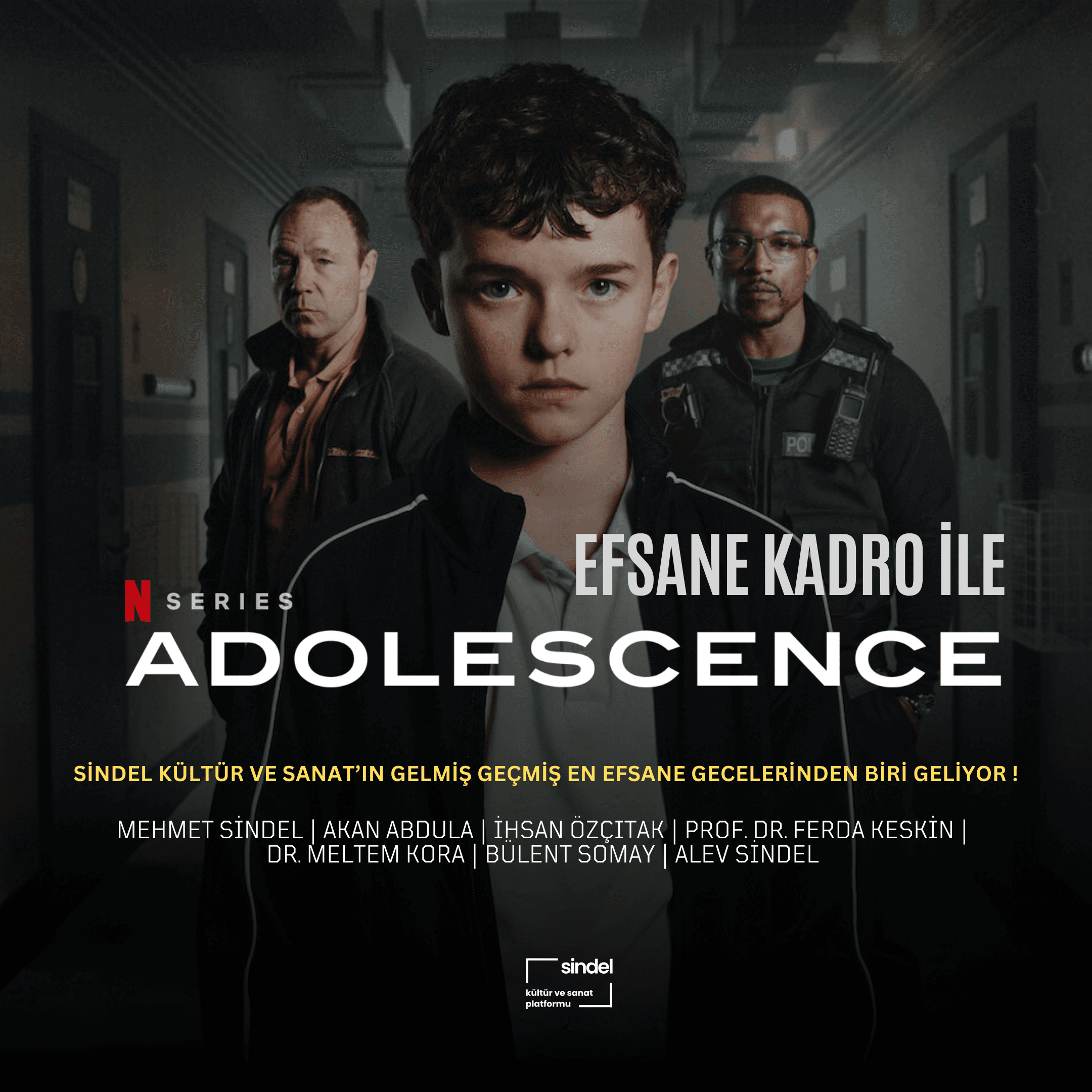 Adolescence Okuması | 19 Mayıs 20:00 | Zoom Online