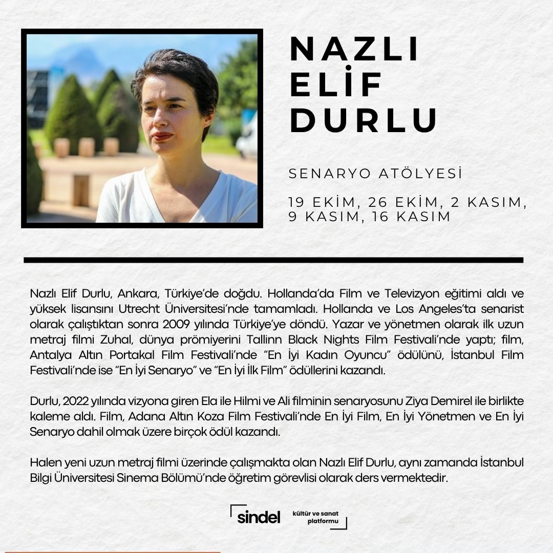 Nazlı Elif Durlu - Senaryo Atölyesi