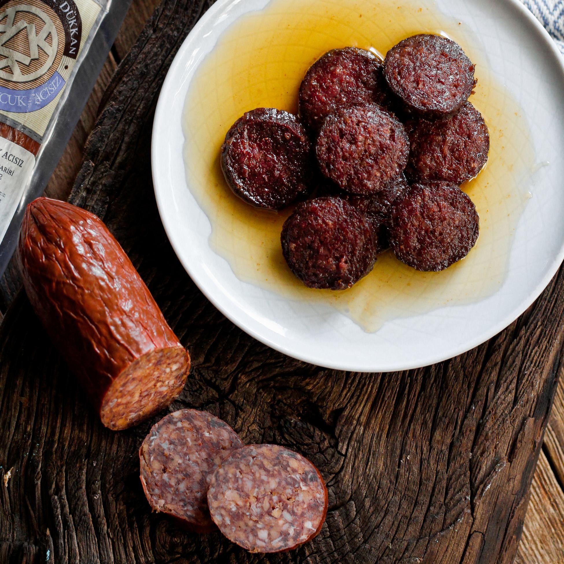 Fermente Dana Sucuk, Acısız (40q Baton) 230 Gr