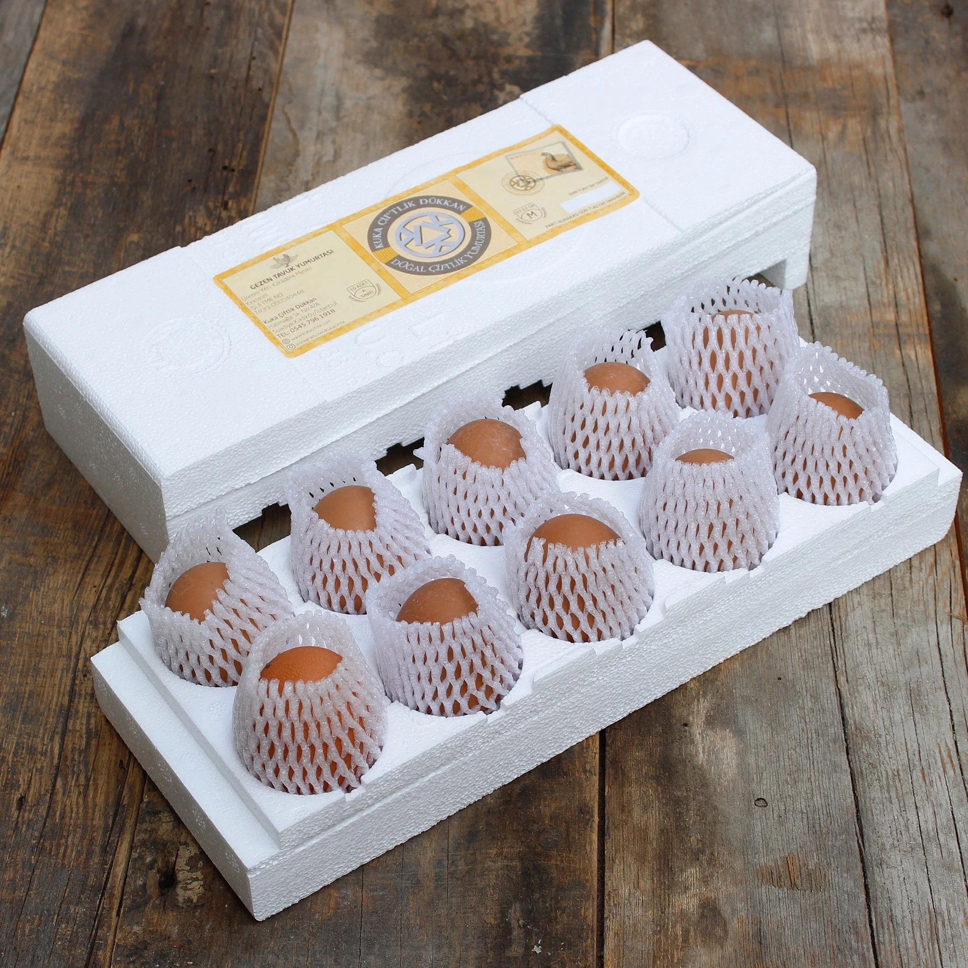 Özel Ambalajında Gezen Tavuk Yumurtası (10 adet)