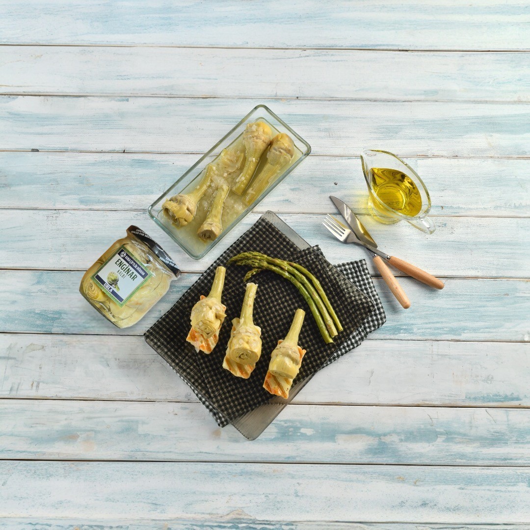Saplı Baby Enginar Konservesi (550 gr)