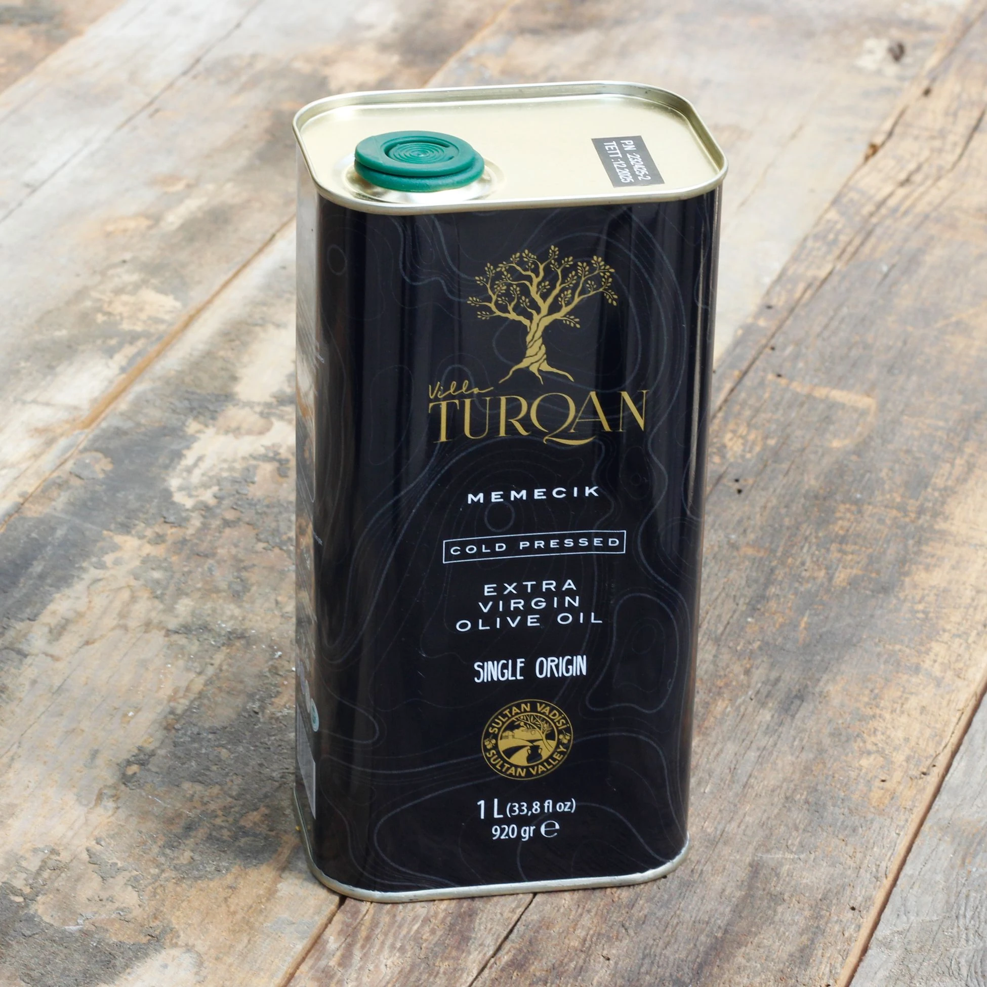 Turqan Zeytinyağı Memecik Soğuk Sıkım Erken Hasat (1 litre)