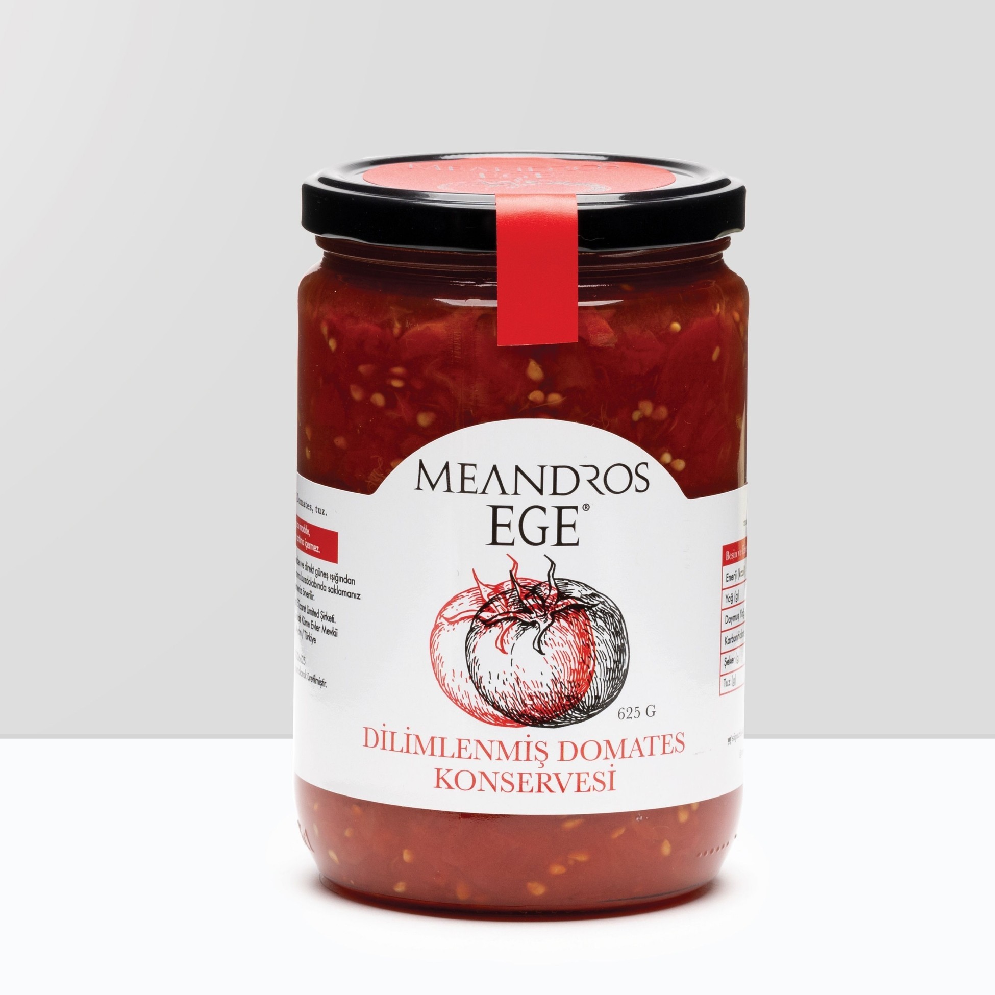 Meandros Dilimlenmiş Domates Konservesi (625 gr)