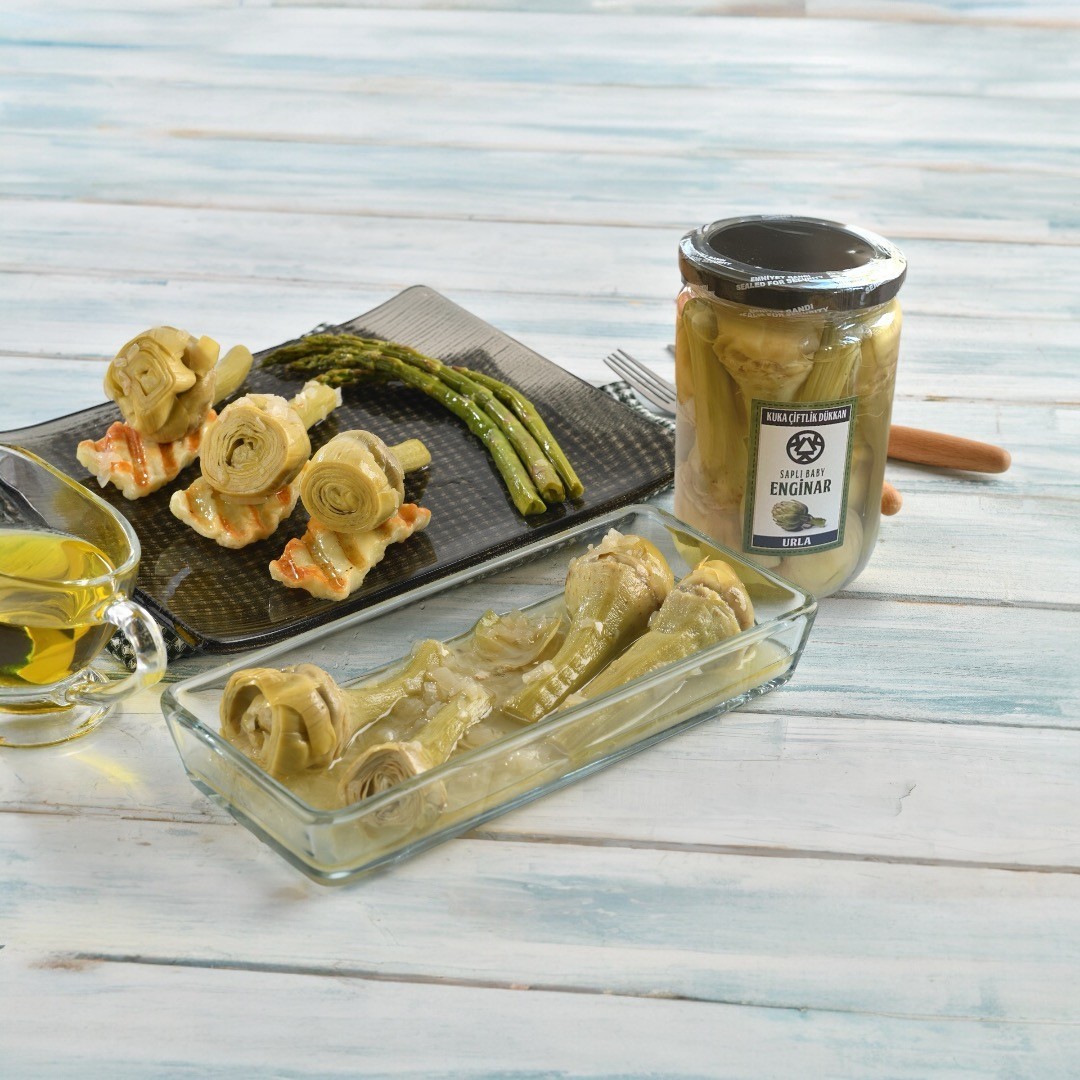 Saplı Baby Enginar Konservesi (550 gr)