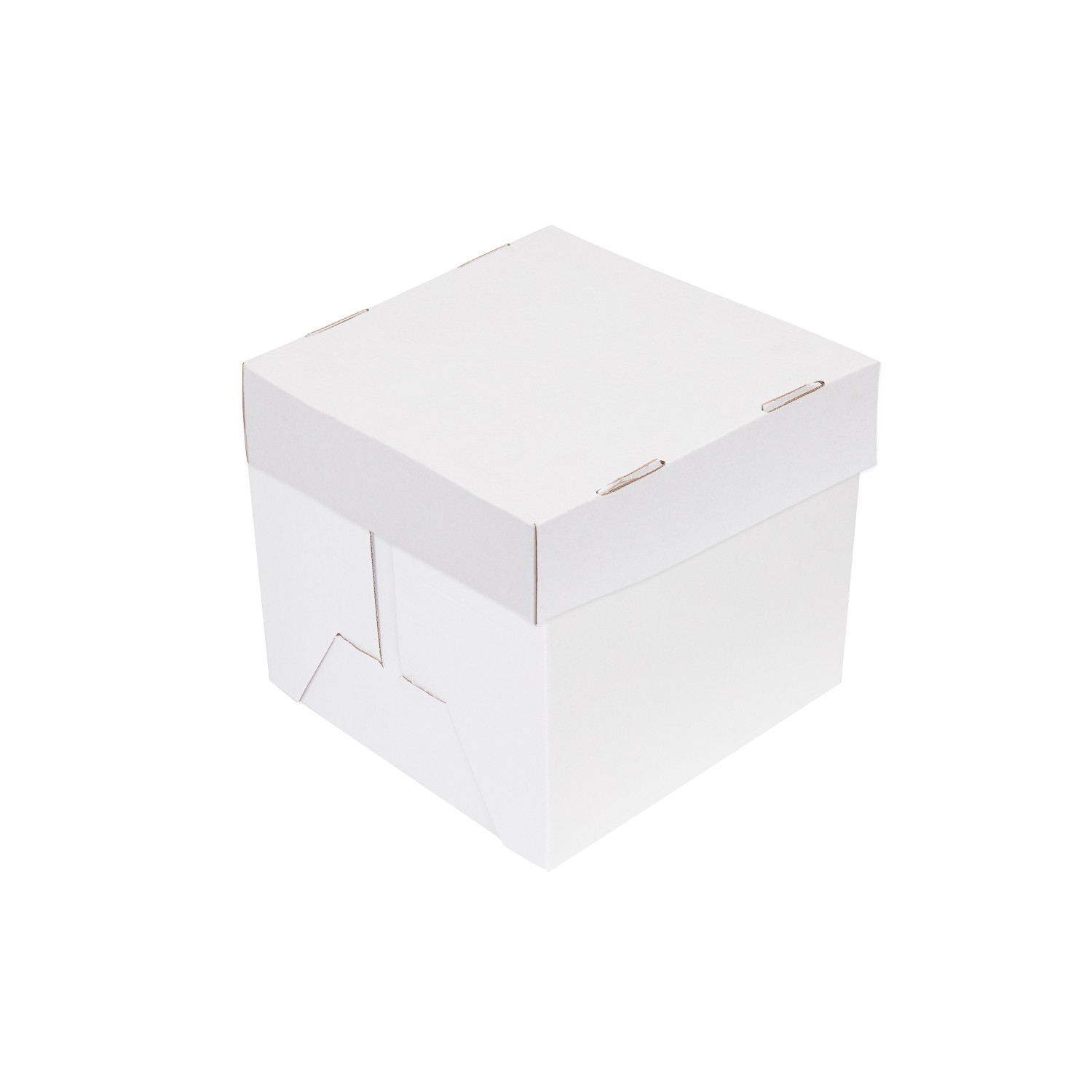 E-ticaret Kutusu Gövde+Kapak Beyaz 23x23x18 cm