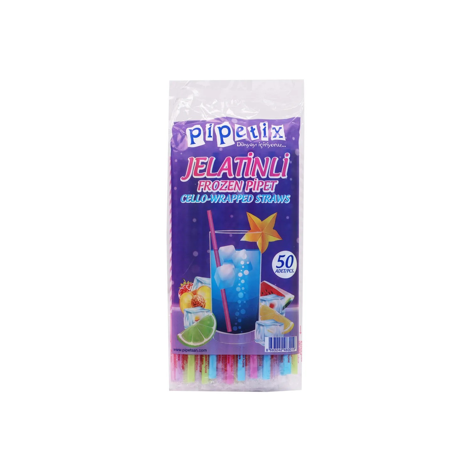 Jelatinli Frozen Pipet Renkli PİPETİX