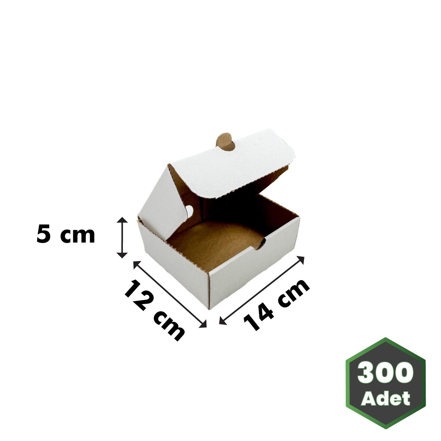 14x12x5 cm Beyaz E-ticaret Kutusu