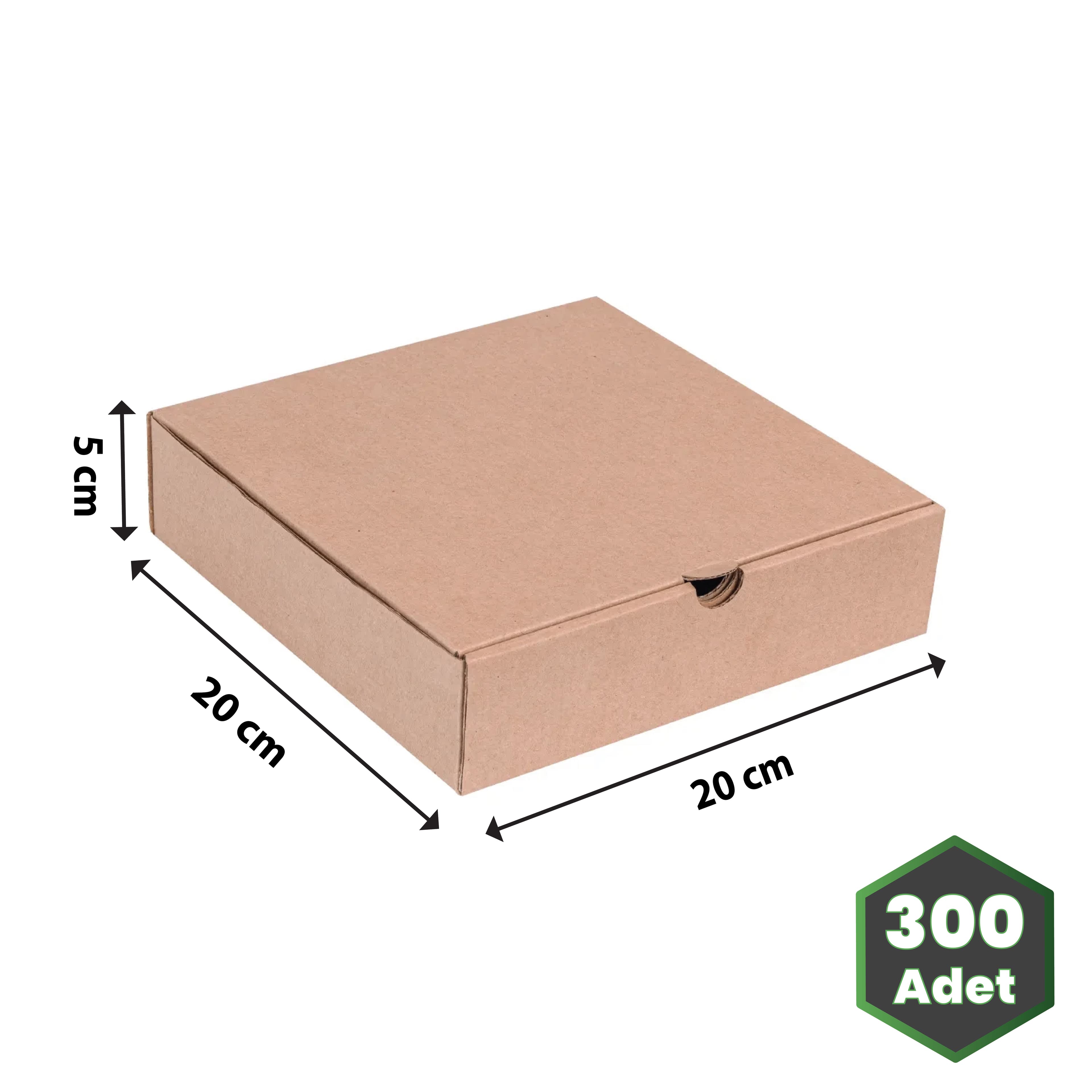 20x20x5 cm Kraft  E-ticaret Kutusu