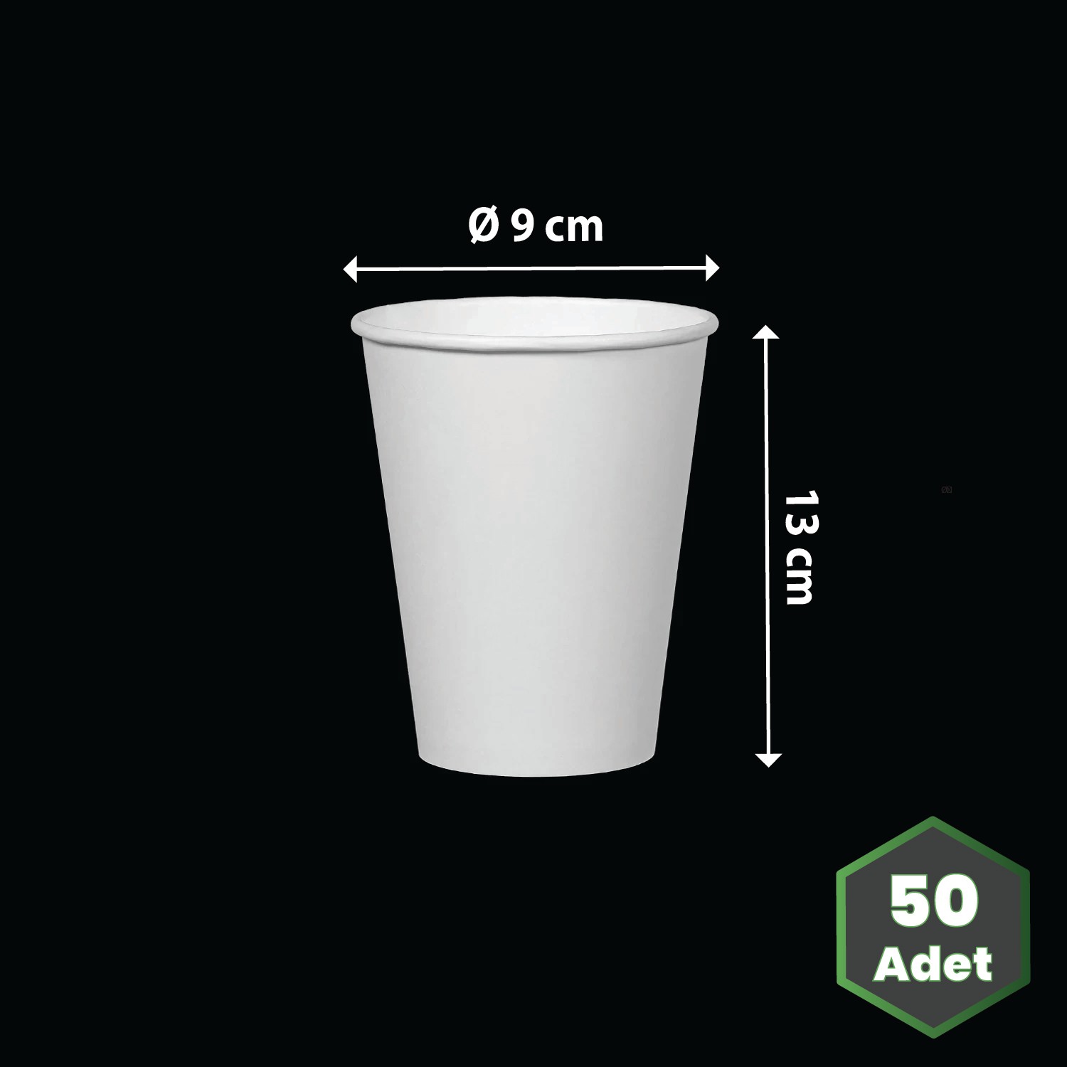 Karton Bardak Beyaz 16 oz