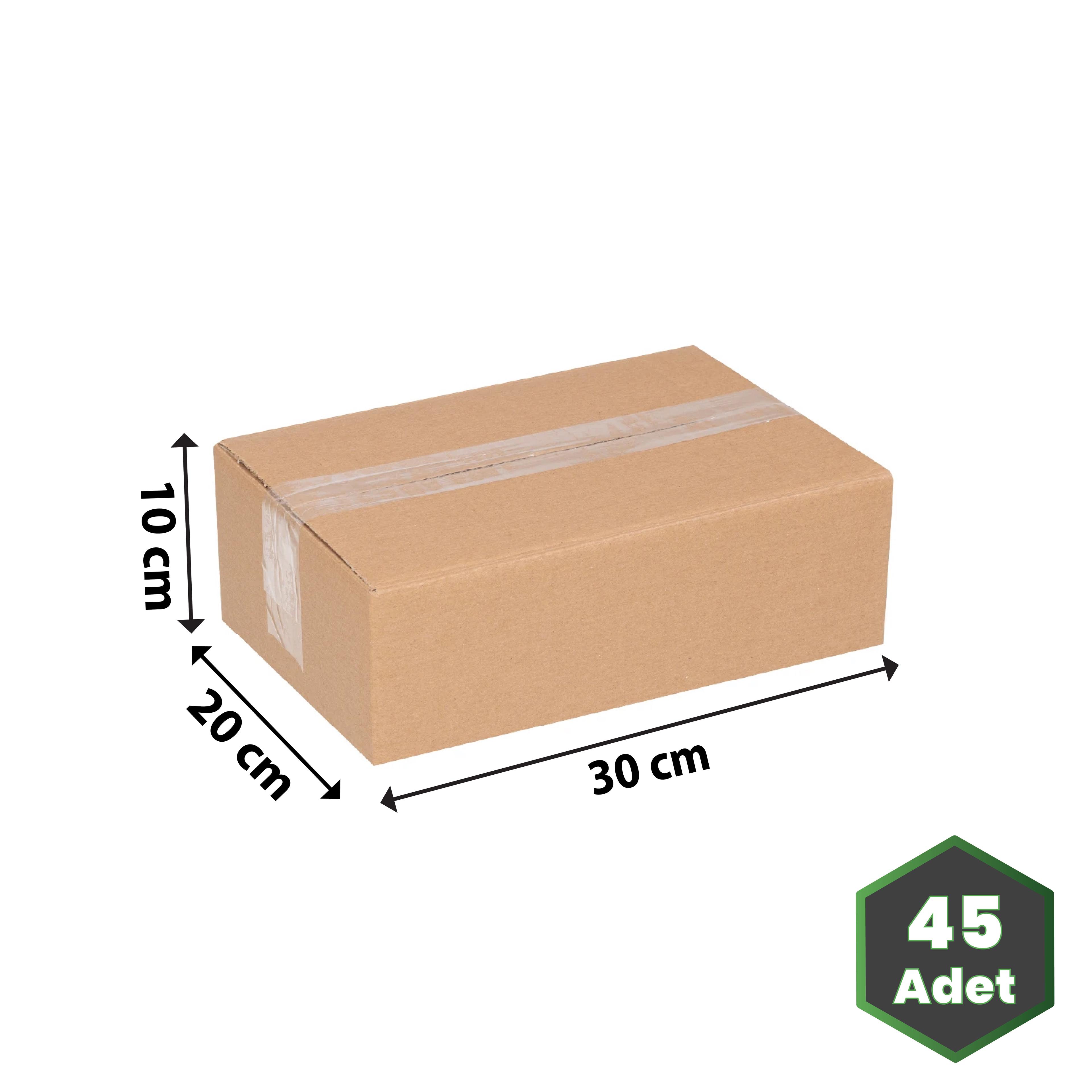 30x20x10 cm Çift Oluklu Kraft Taşıma Kolisi