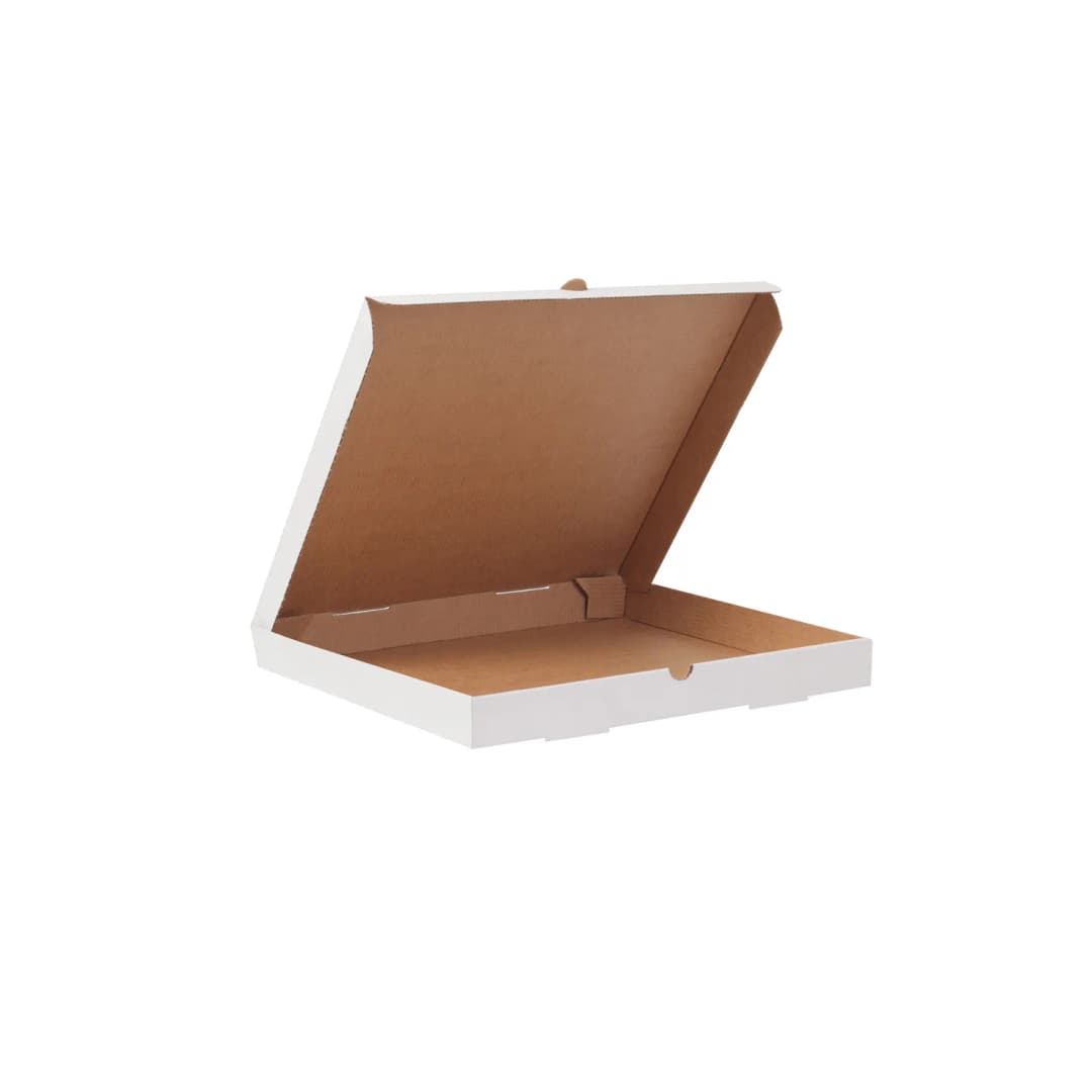 42x42x4 cm Beyaz Pizza Kutusu