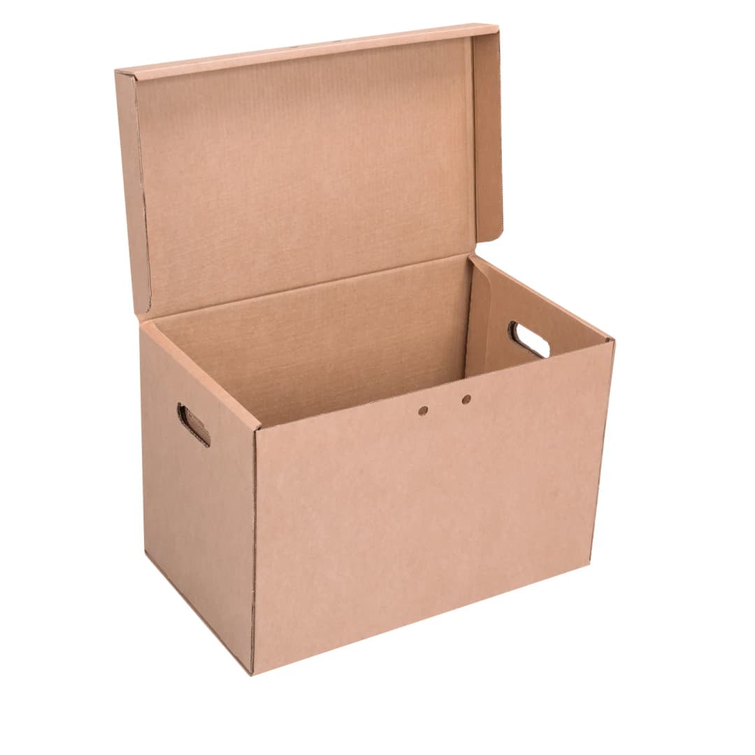 Arşiv Kolisi Kendinden Kapaklı Kraft 47x29x32 cm | Klasör Arşiv