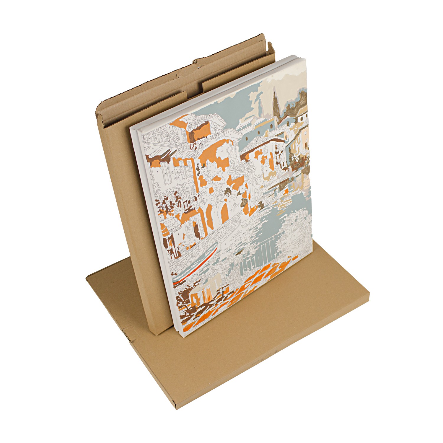 Tablo ve Çerçeve Kutusu Kraft 40x50x2,5 cm