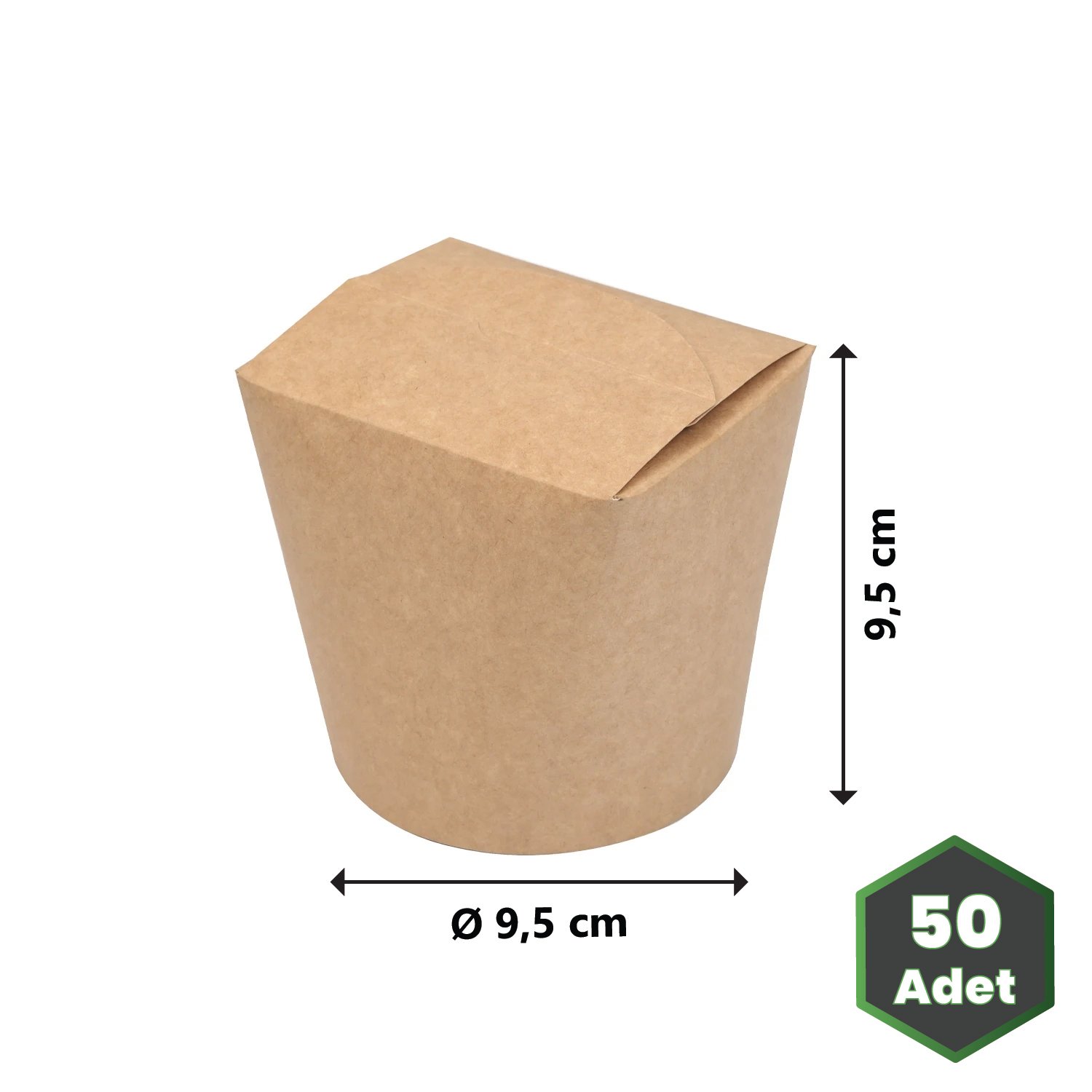 26 oz Kraft Karton Noodle ve Döner Box