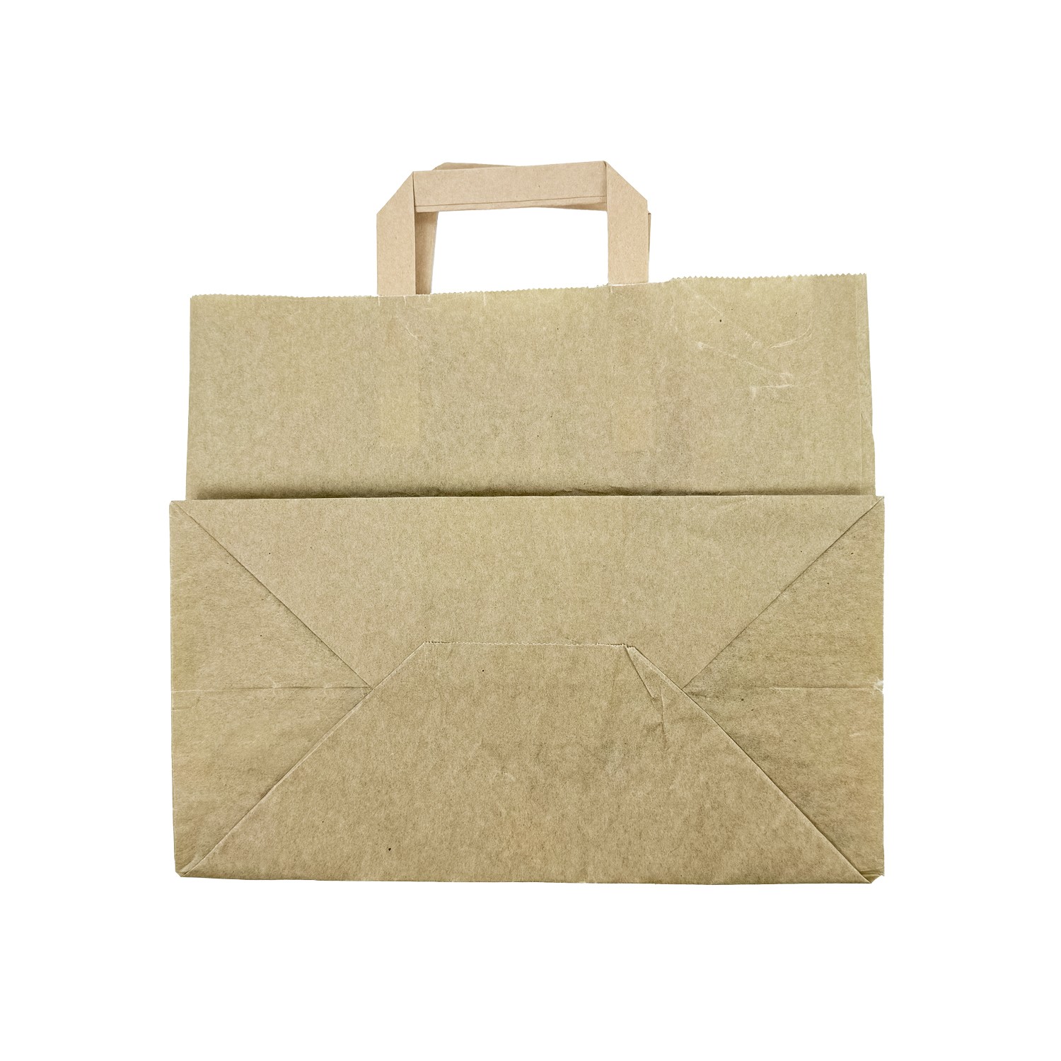 26x20x28 cm 70 gr İçten Saplı Baskısız IMK Kraft Kağıt Çanta