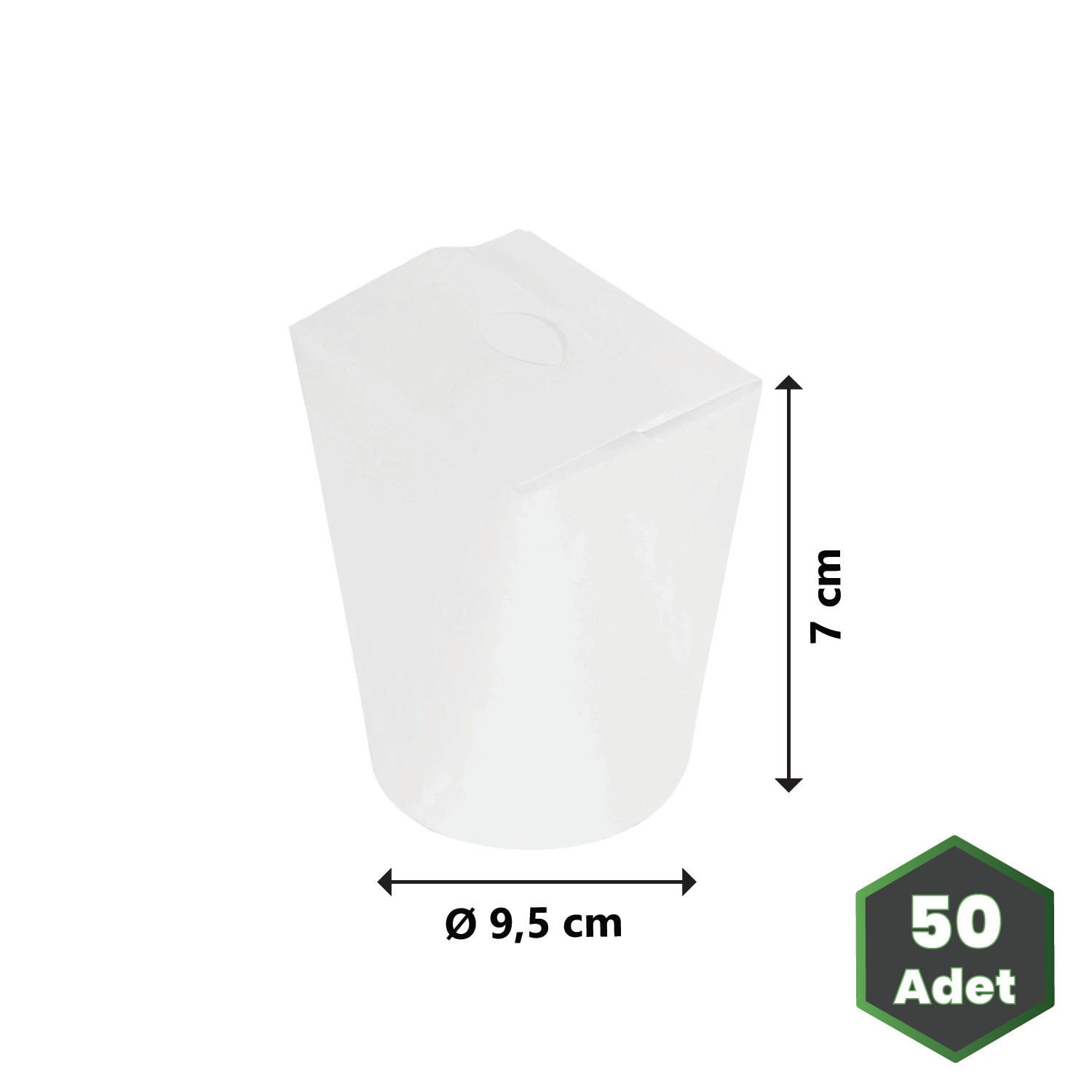 Karton Noodle ve Döner Box Beyaz 26 oz