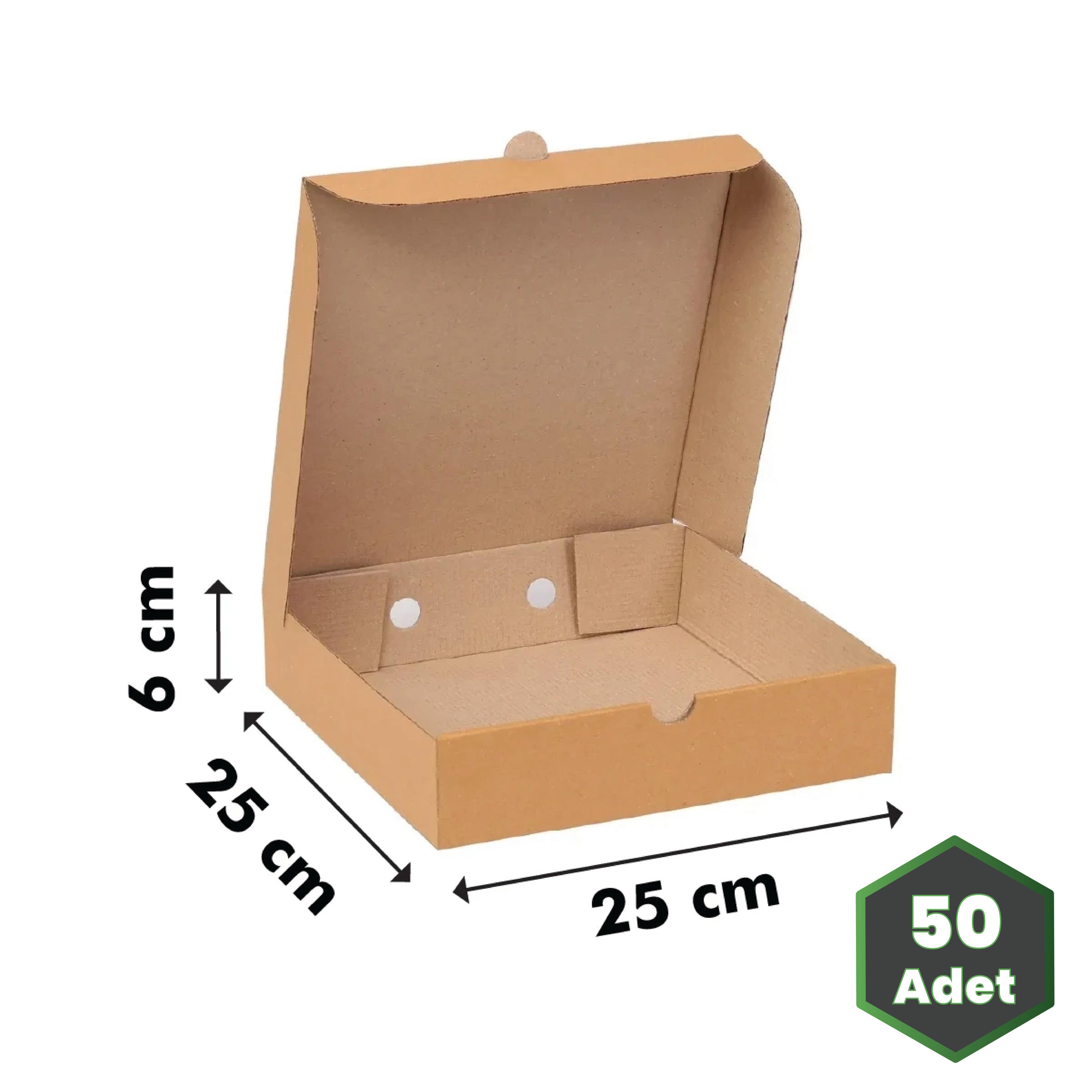 25x25x6 cm Kraft E-ticaret Kutusu