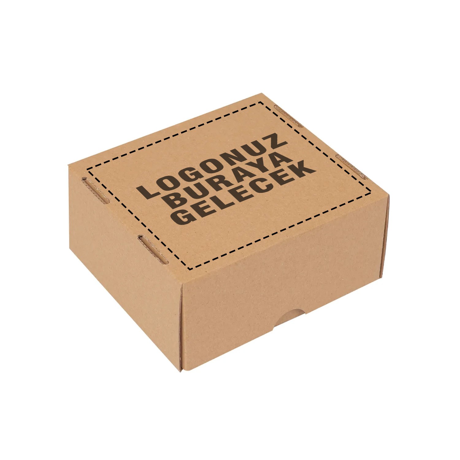 16x15x8 cm Kraft E-ticaret Kutusu Gövde+Kapak