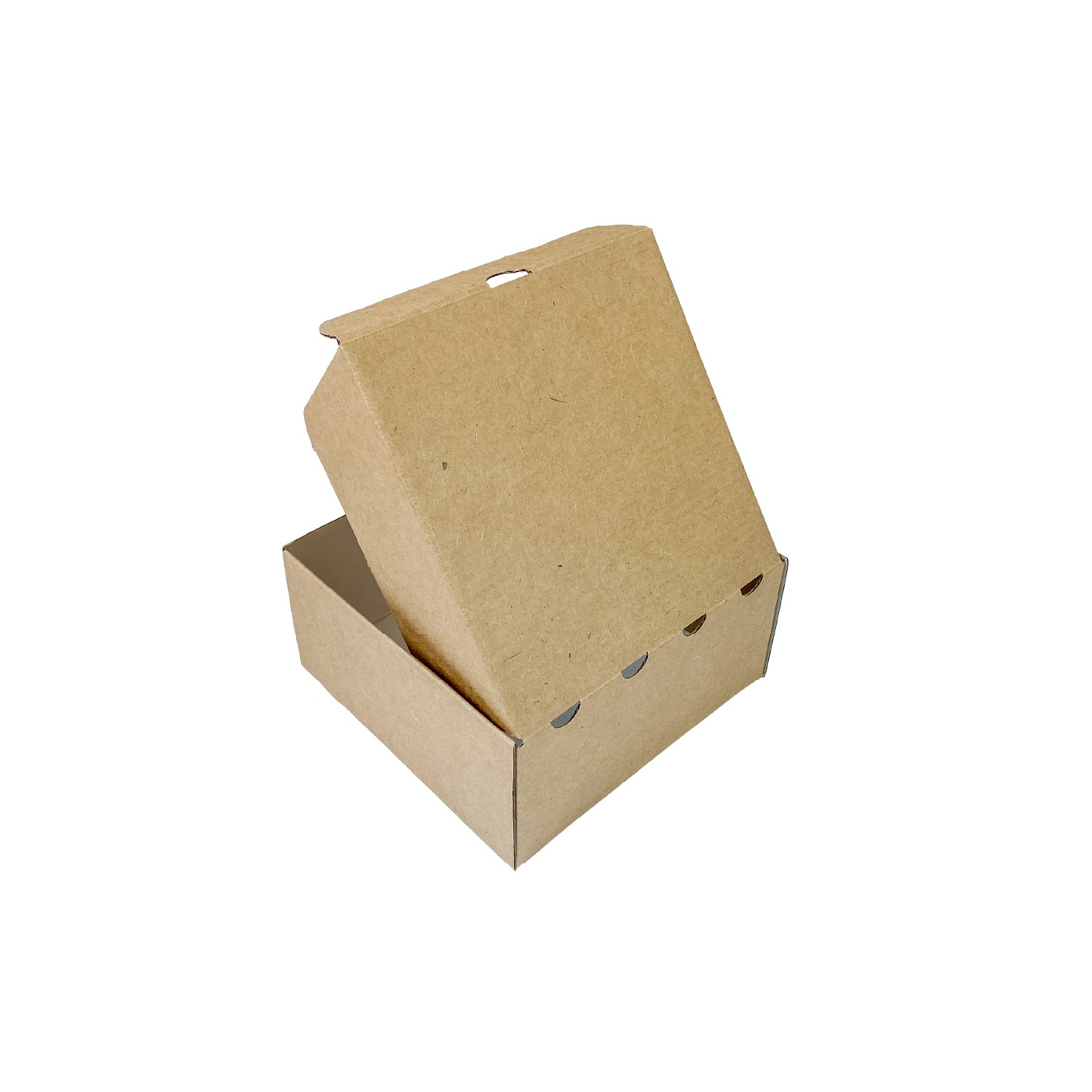 16x16x7 cm Kilitli E-Ticaret Kutusu Kraft