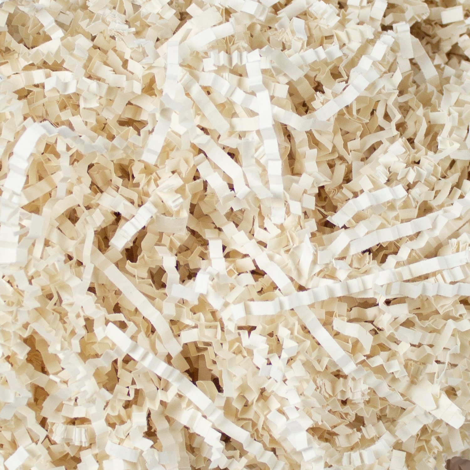 Krem Kırpık Kağıt Zikzak Dolgu Malzemesi 1 KG